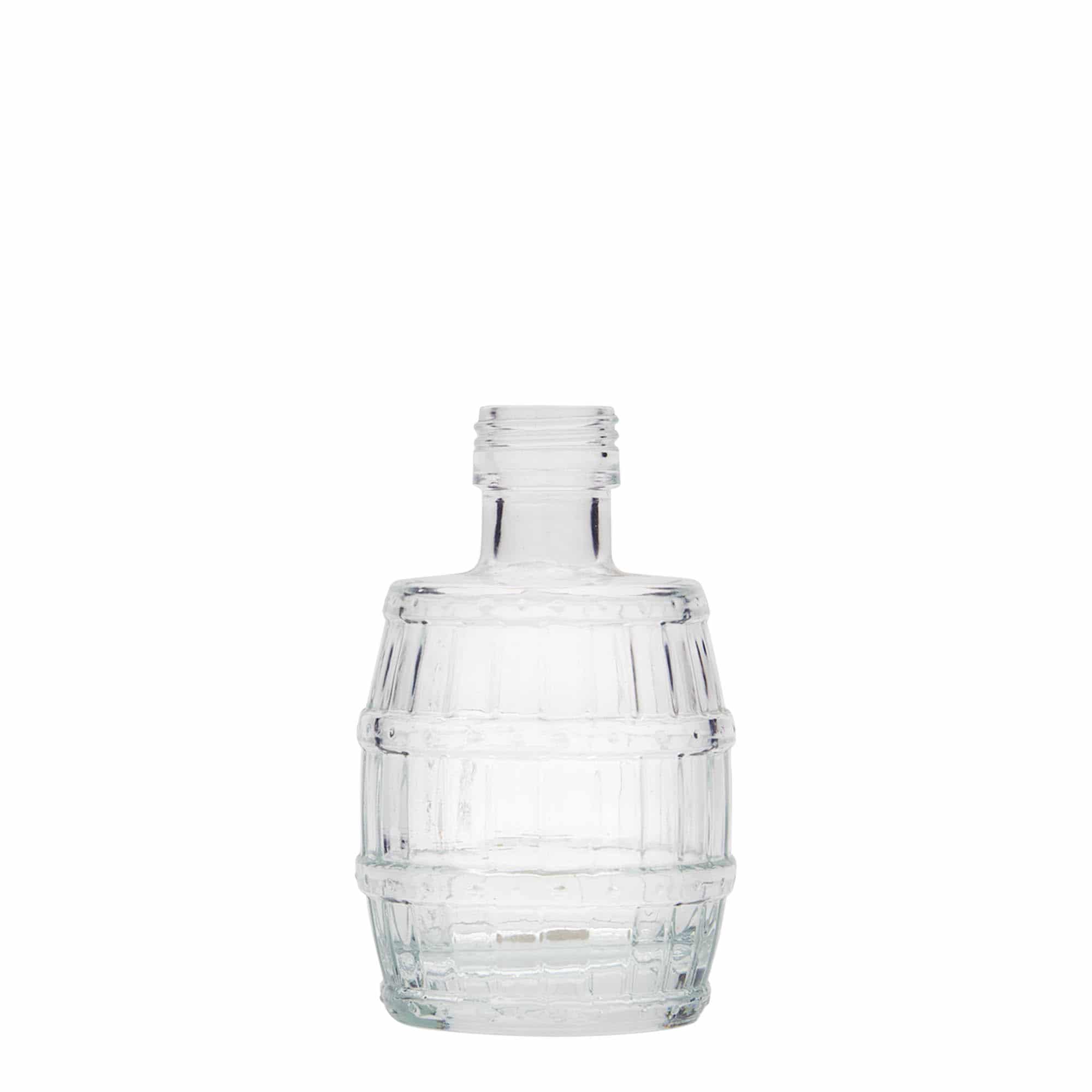100 ml Bottiglia di vetro 'Fass', imboccatura: PP 28 100 ml Bottiglia di vetro 'Fass', imboccatura: PP 28