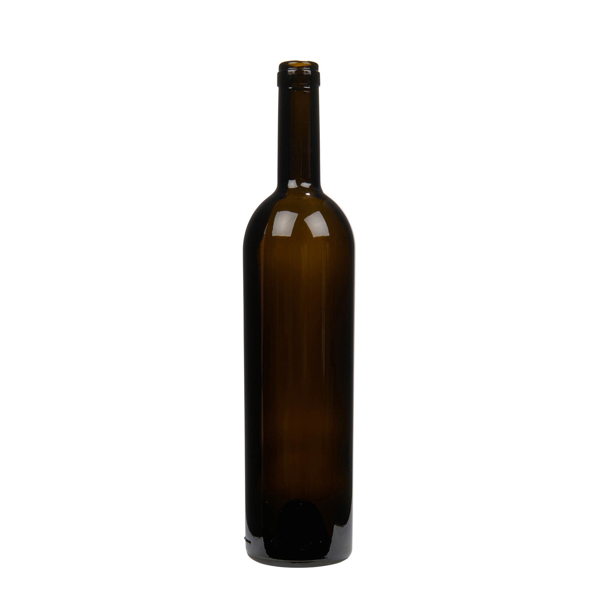 Bottiglia di vino 750 ml 'Liberty', verde antico, bocca: sughero