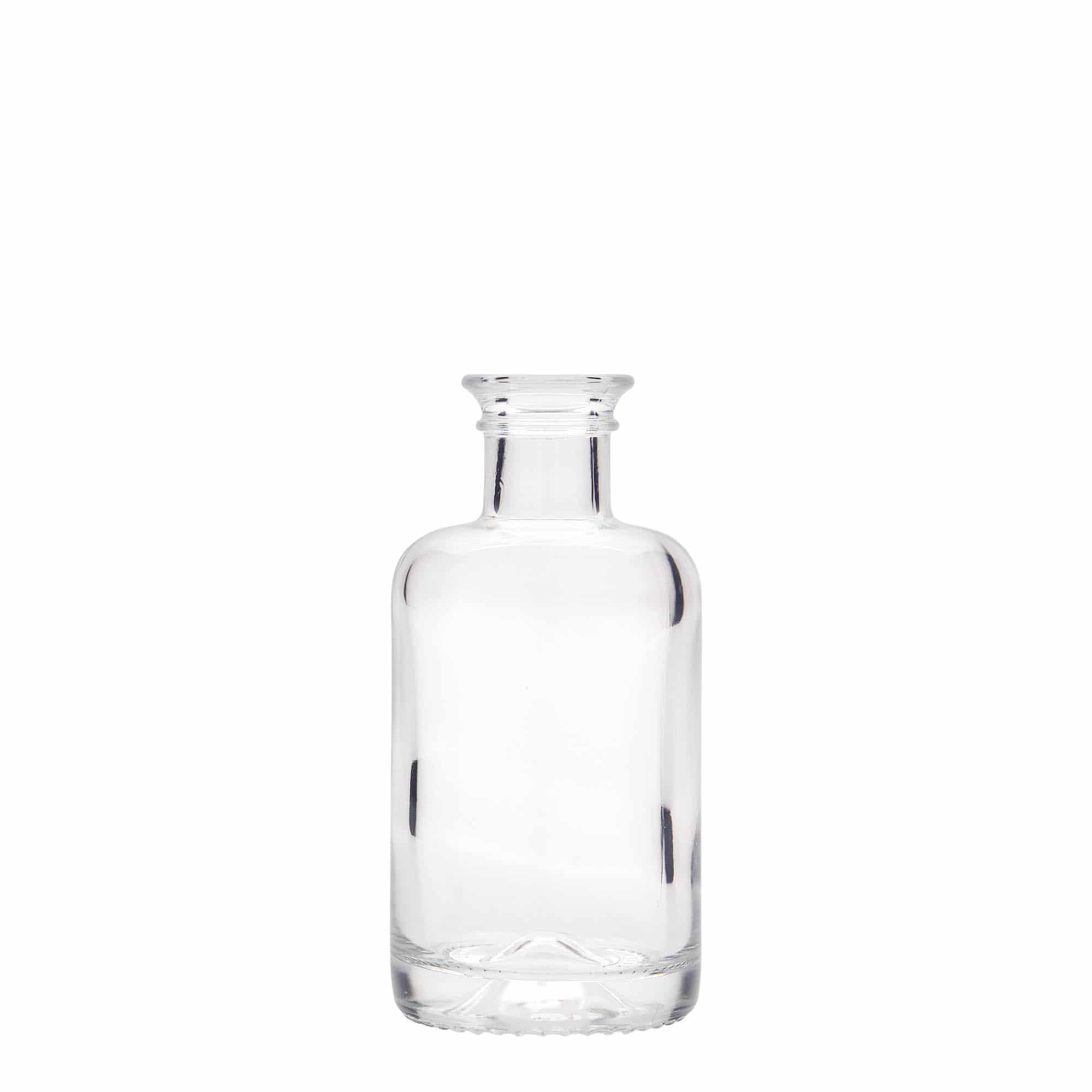Bottiglia di vetro da 100 ml, bocca: tappo di sughero