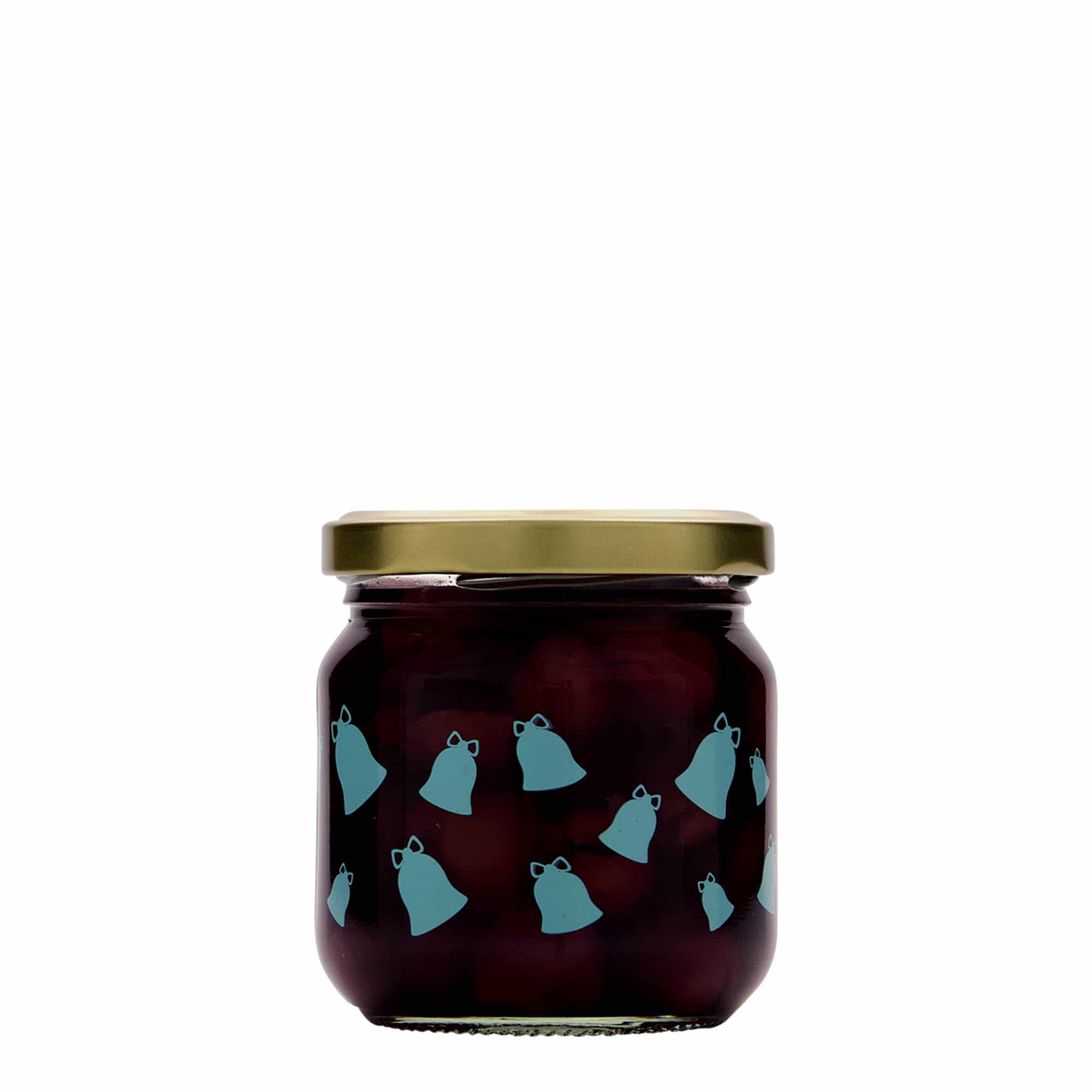 212 ml vaso rotondo, motivo: campanello, bocca: Twist-Off (TO 66)