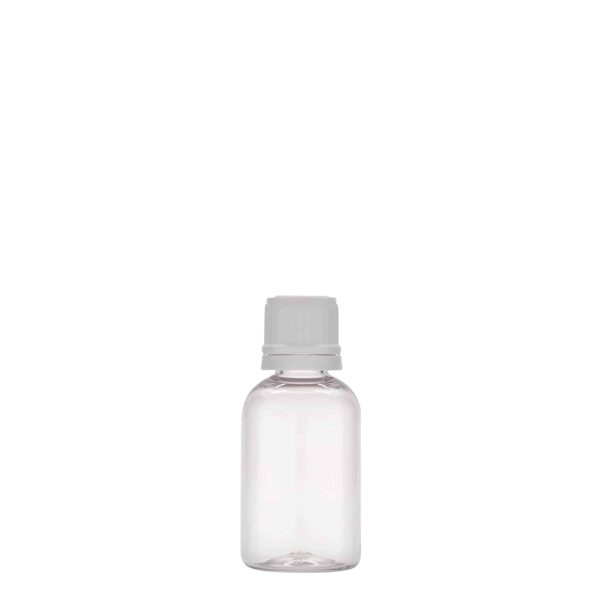 30 ml bottiglia medica in PET 'Easy Living', plastica, bocca: DIN 18