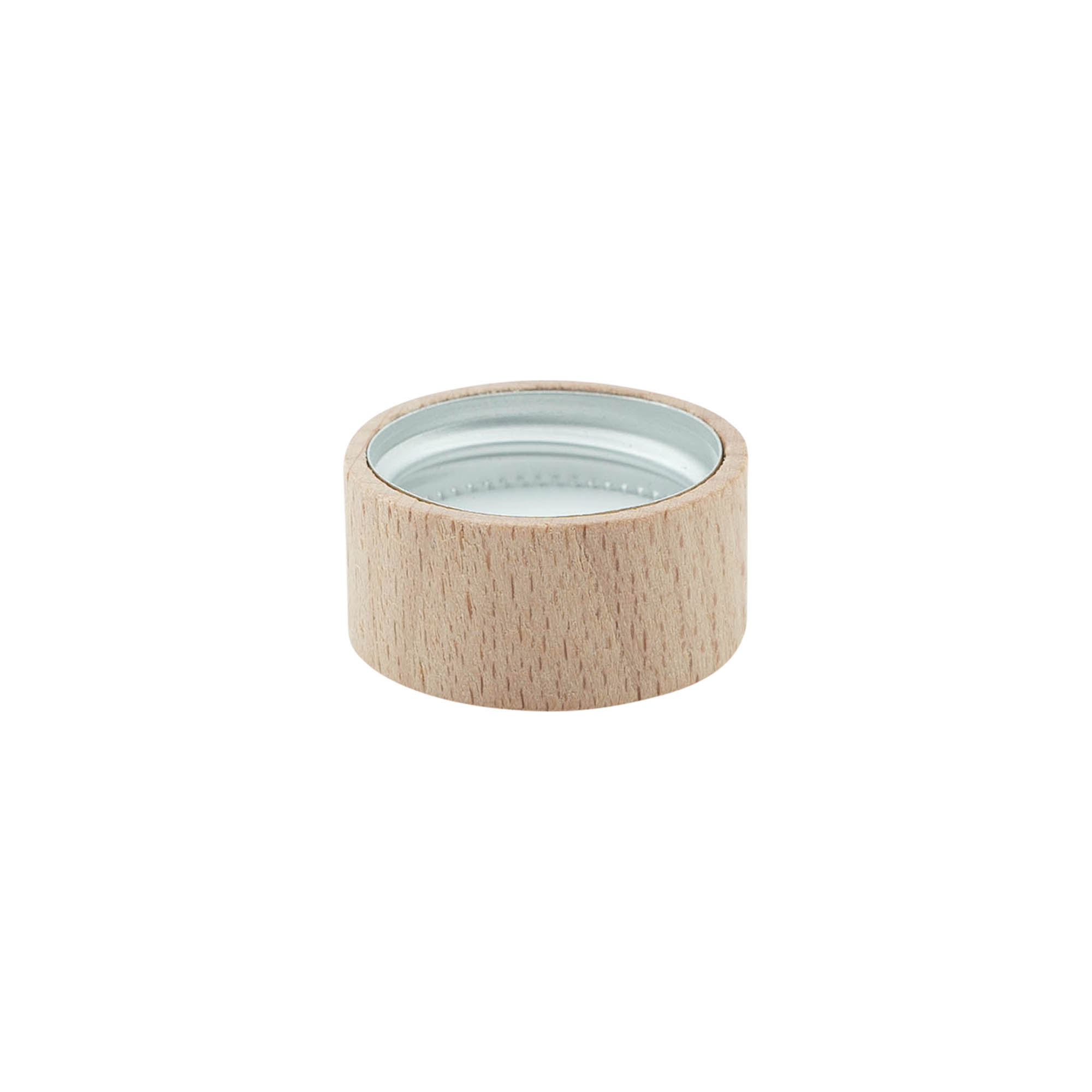 Tappo a vite, legno, beige, per bocca: GPI 28/400 Tappo a vite, legno, beige, per bocca: GPI 28/400