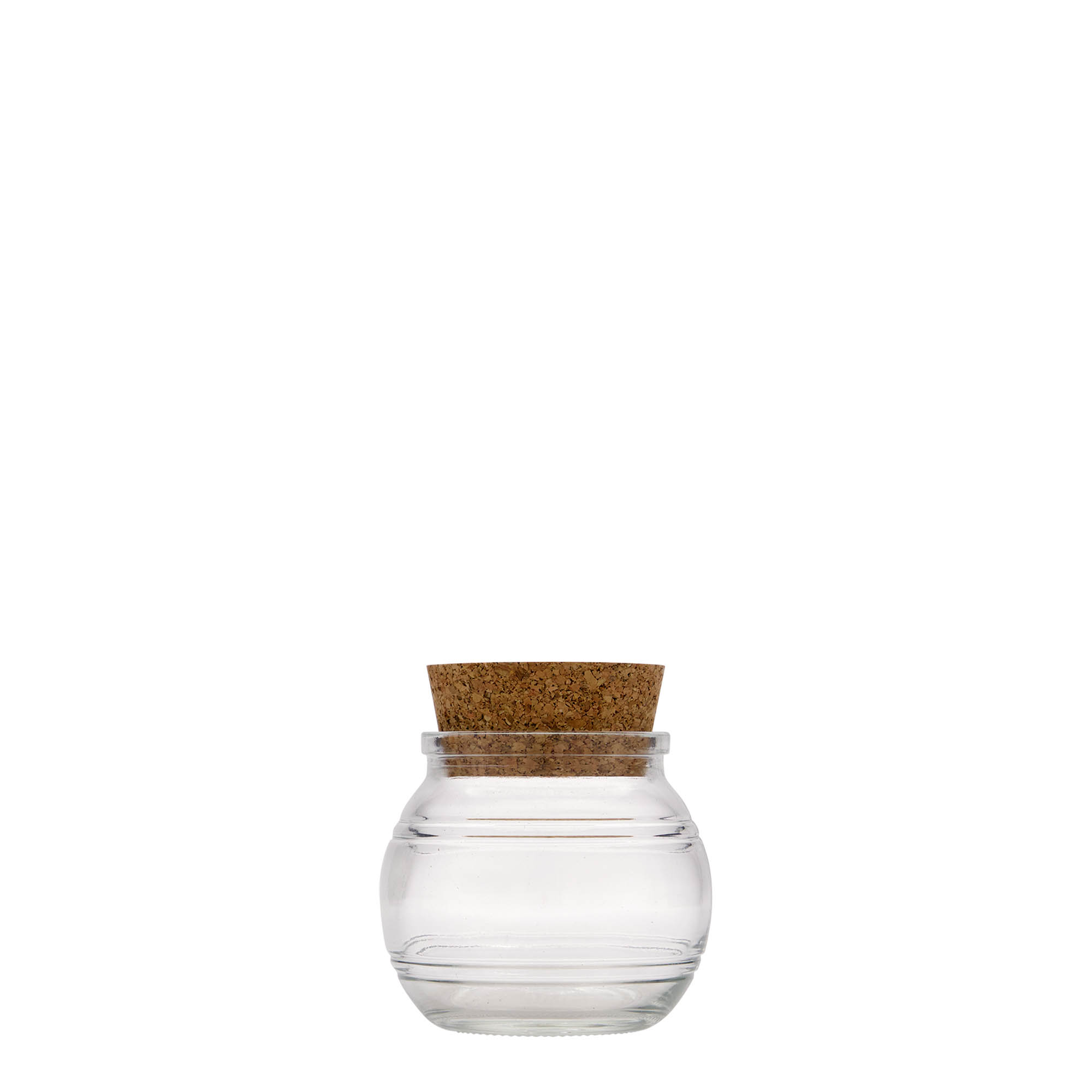 210 ml barattolo in vetro con tappo di sughero 'Jule', apertura: sughero 210 ml barattolo in vetro con tappo di sughero 'Jule', apertura: sughero
