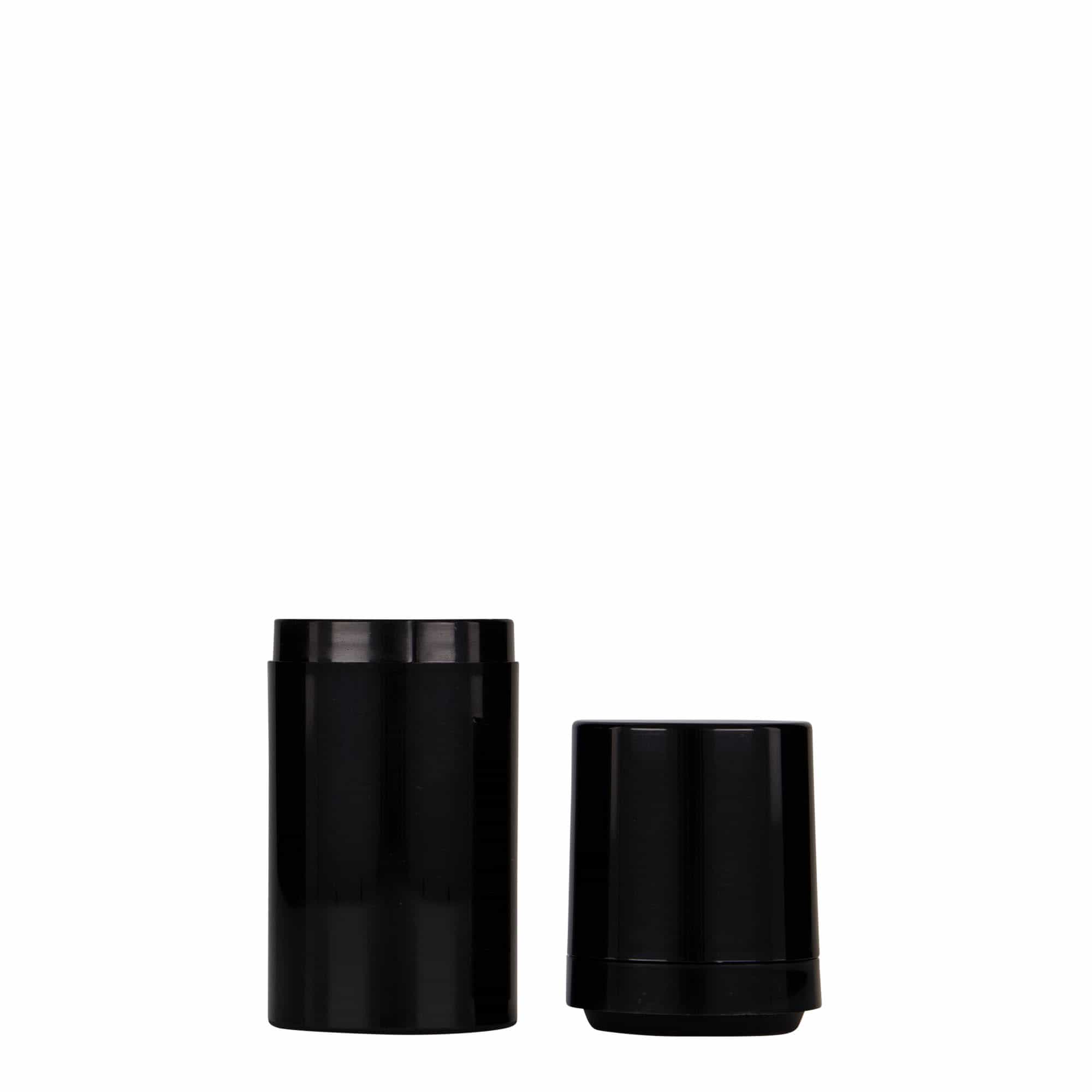 Distributore Airless 30 ml 'Mezzo', plastica PP, nero