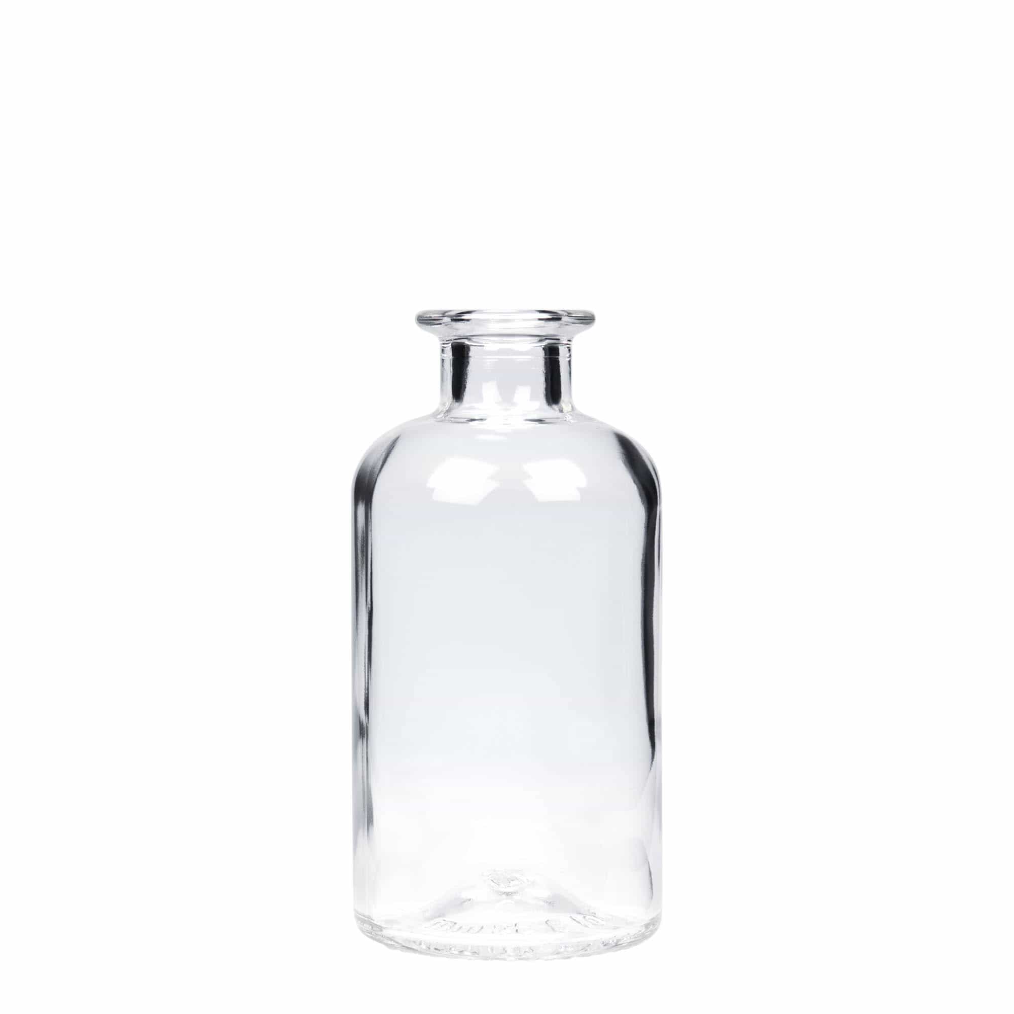 250 ml Bottiglia da farmacia, vetro, imboccatura: fascetta 250 ml Bottiglia da farmacia, vetro, imboccatura: fascetta