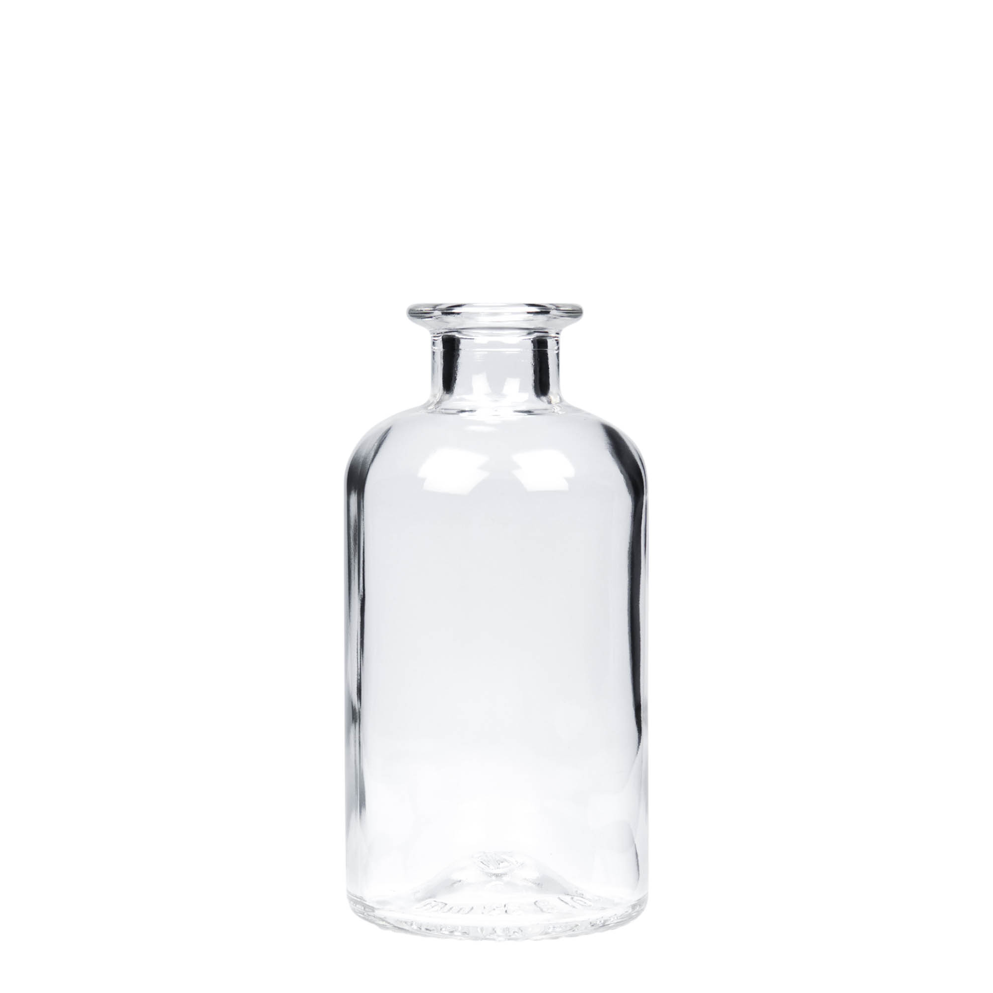 Bottiglia di vetro da 250 ml da farmacista, bocca: sughero Bottiglia di vetro da 250 ml da farmacista, bocca: sughero