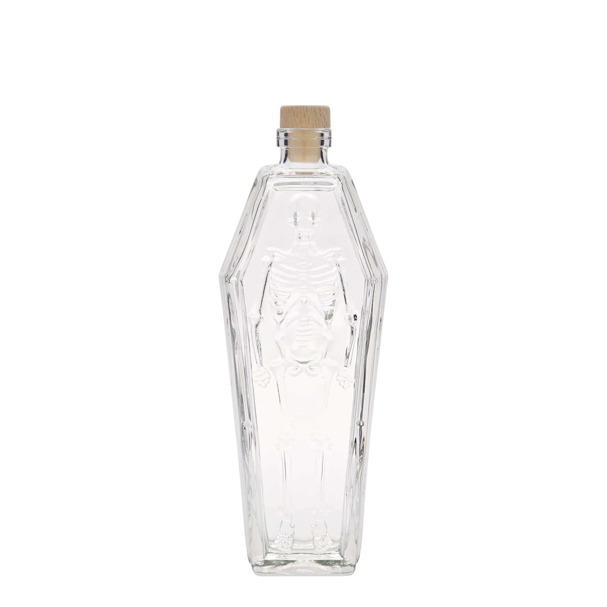 Bottiglia di vetro da 200 ml 'bara', bocca: sughero