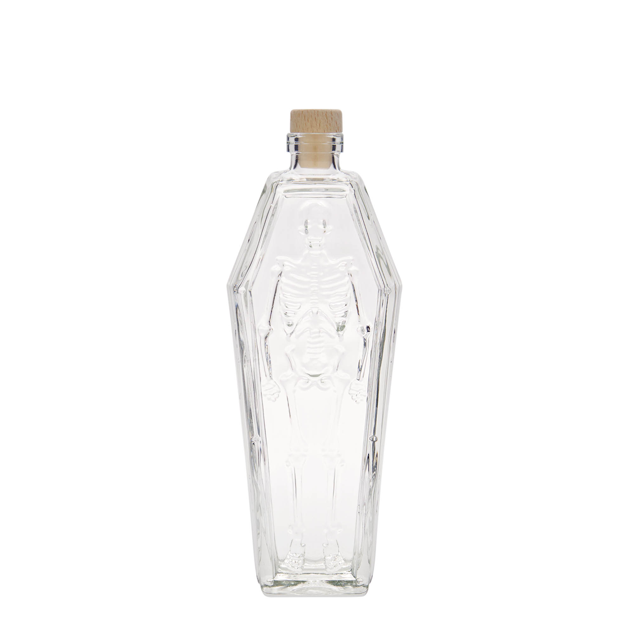 Bottiglia di vetro da 200 ml 'bara', bocca: sughero Bottiglia di vetro da 200 ml 'bara', bocca: sughero