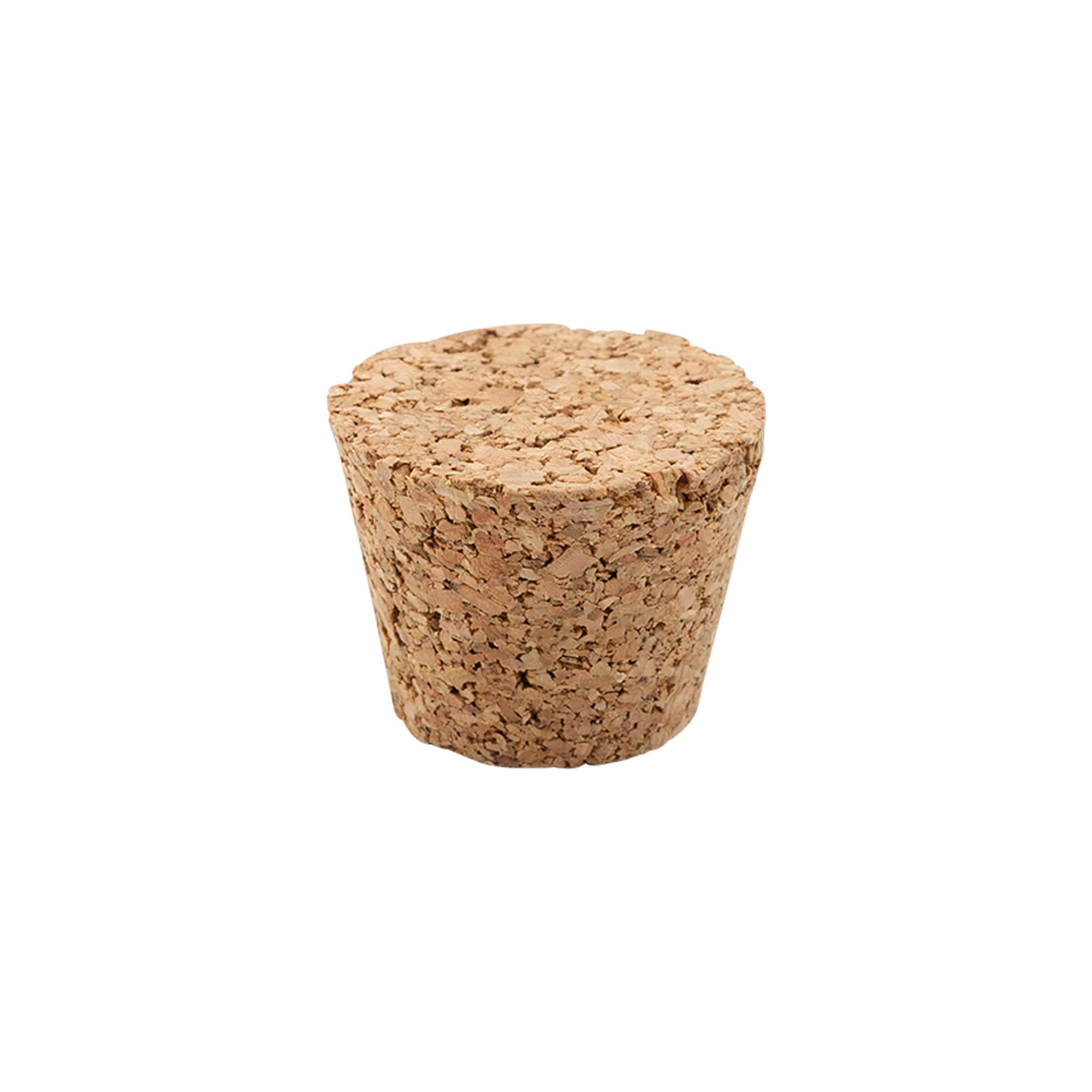Tappo a punta 25-35 x 27, sughero pressato, beige, per bocca: sughero