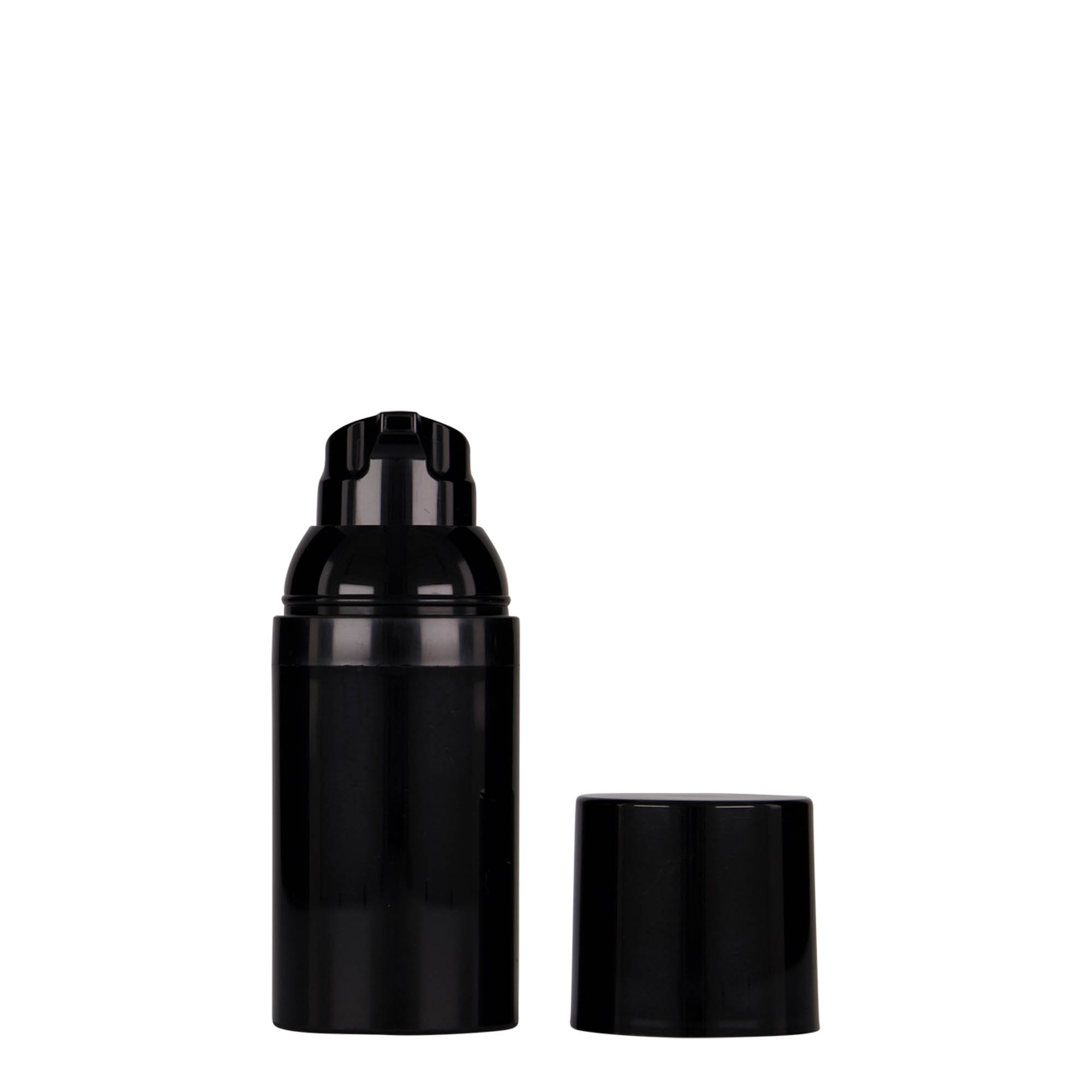 Distributore Airless 30 ml 'Mezzo', plastica PP, nero