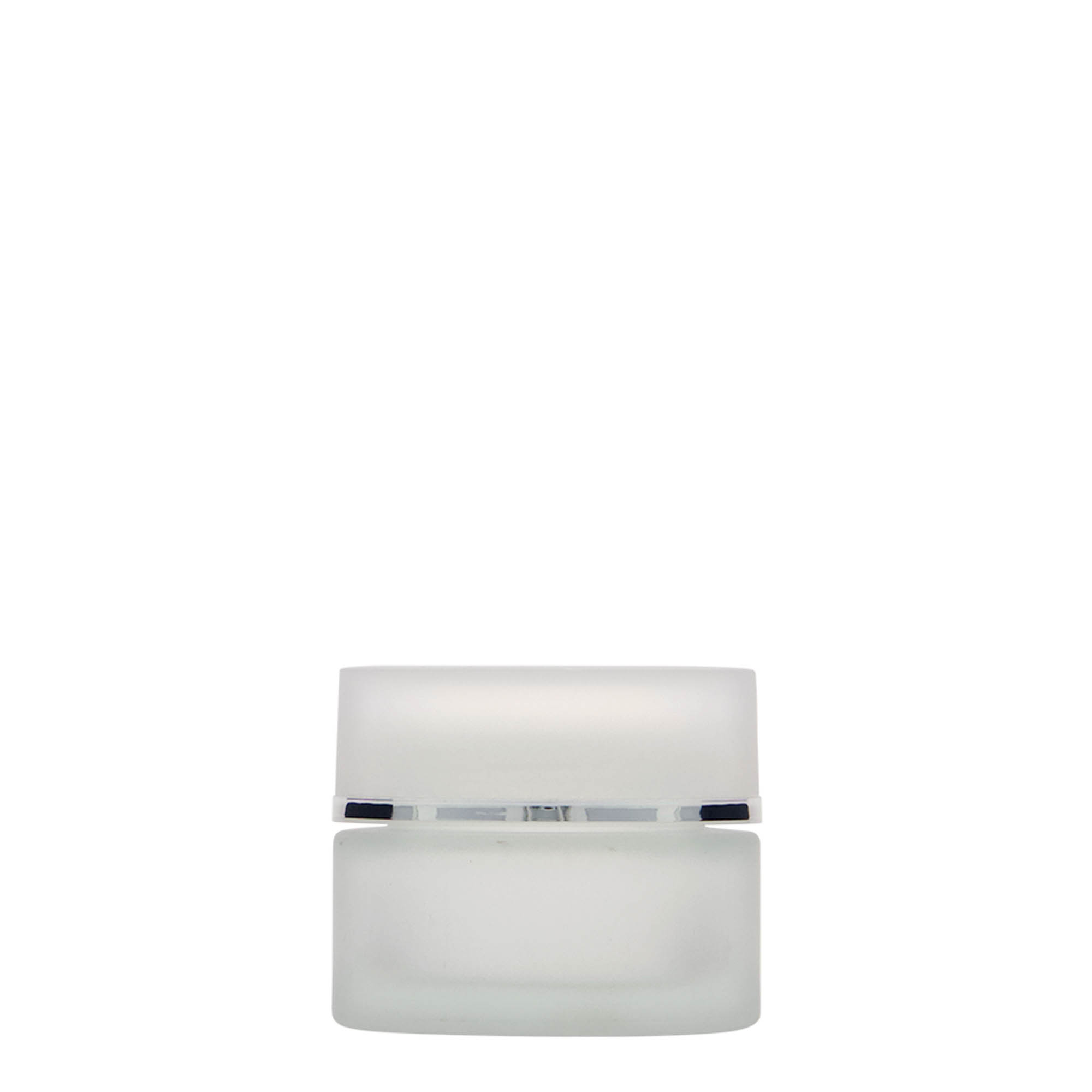 30 ml barattolo 'Edizione Platino', vetro, ghiacciato, apertura: chiusura a vite 30 ml barattolo 'Edizione Platino', vetro, ghiacciato, apertura: chiusura a vite