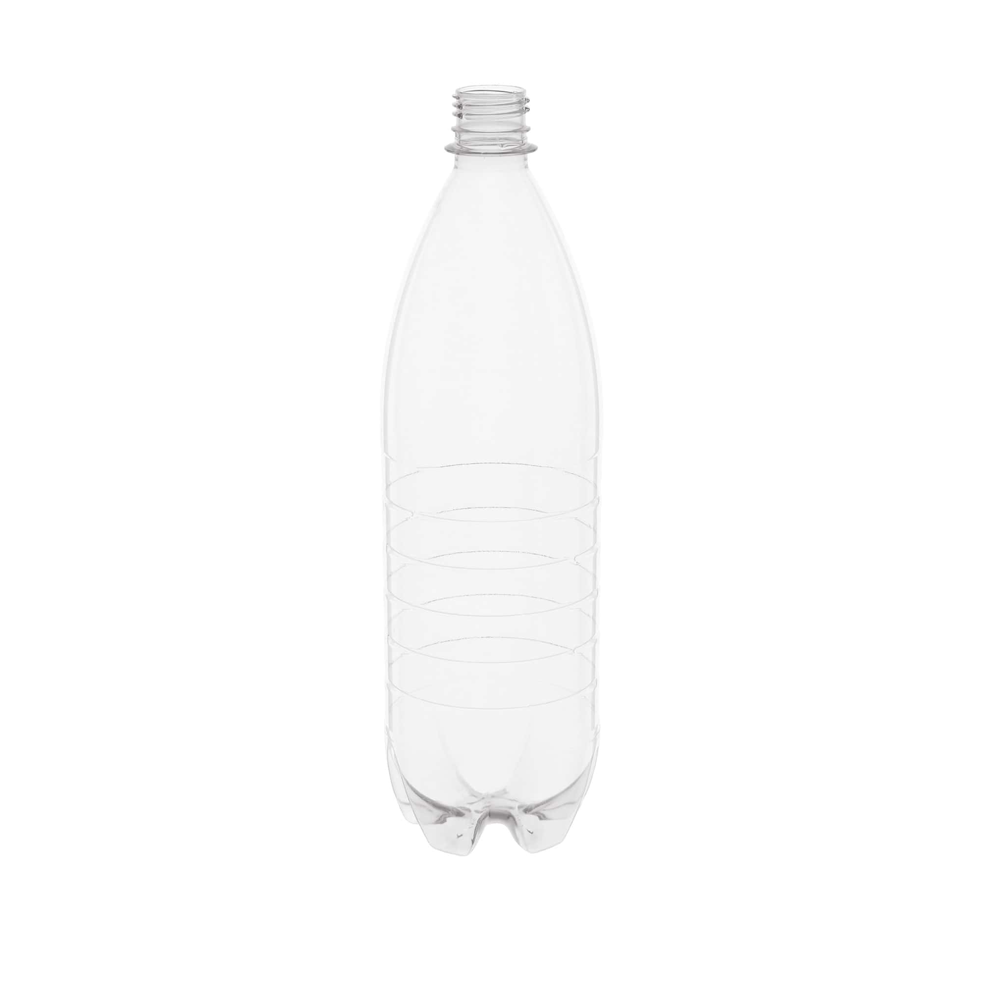 Bottiglia PET universale 1000 ml, plastica, bocca: PCO28 Bottiglia PET universale 1000 ml, plastica, bocca: PCO28