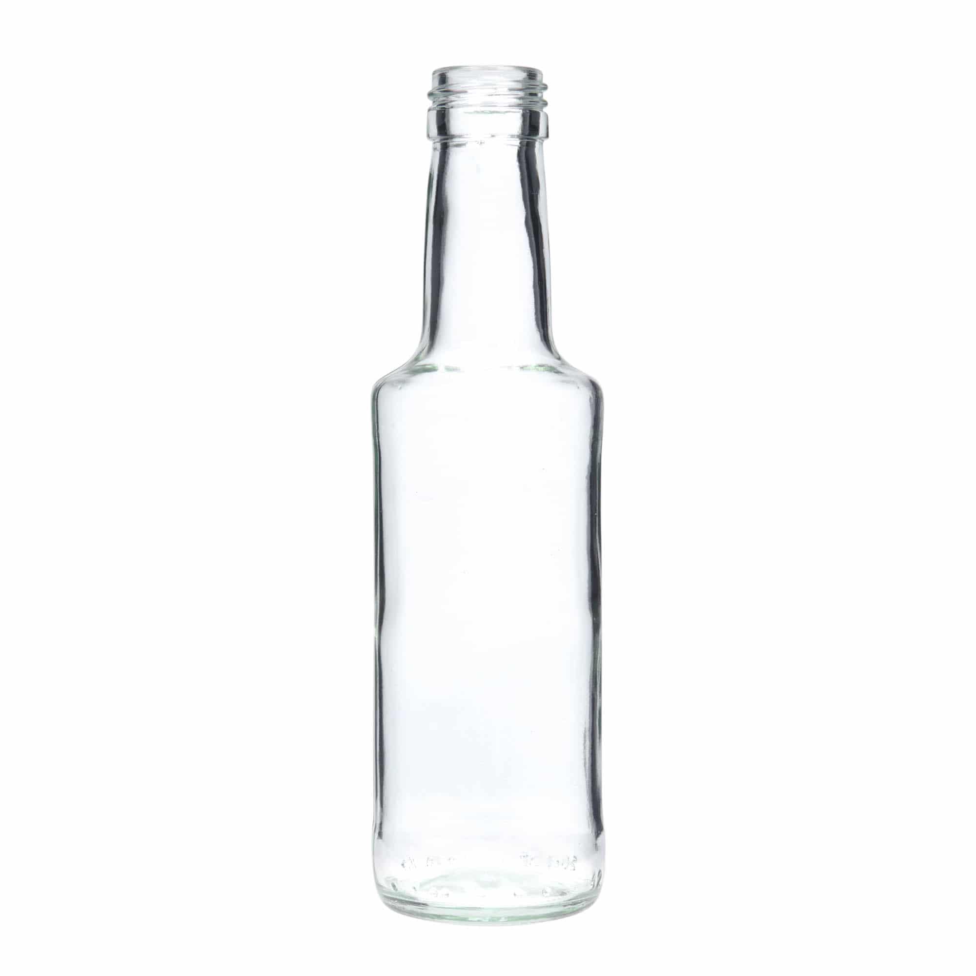 Bottiglia di vetro da 200 ml 'Bernie', bocca: PP 28