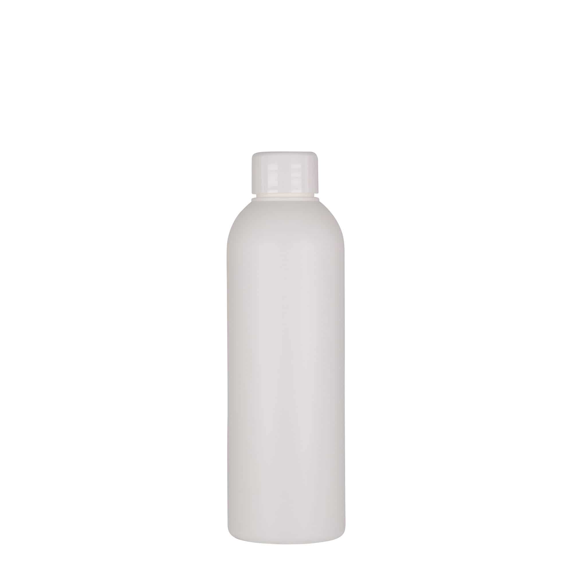 200 ml Flacone in plastica 'Tuffy', HDPE, bianco, imboccatura: GPI 24/410