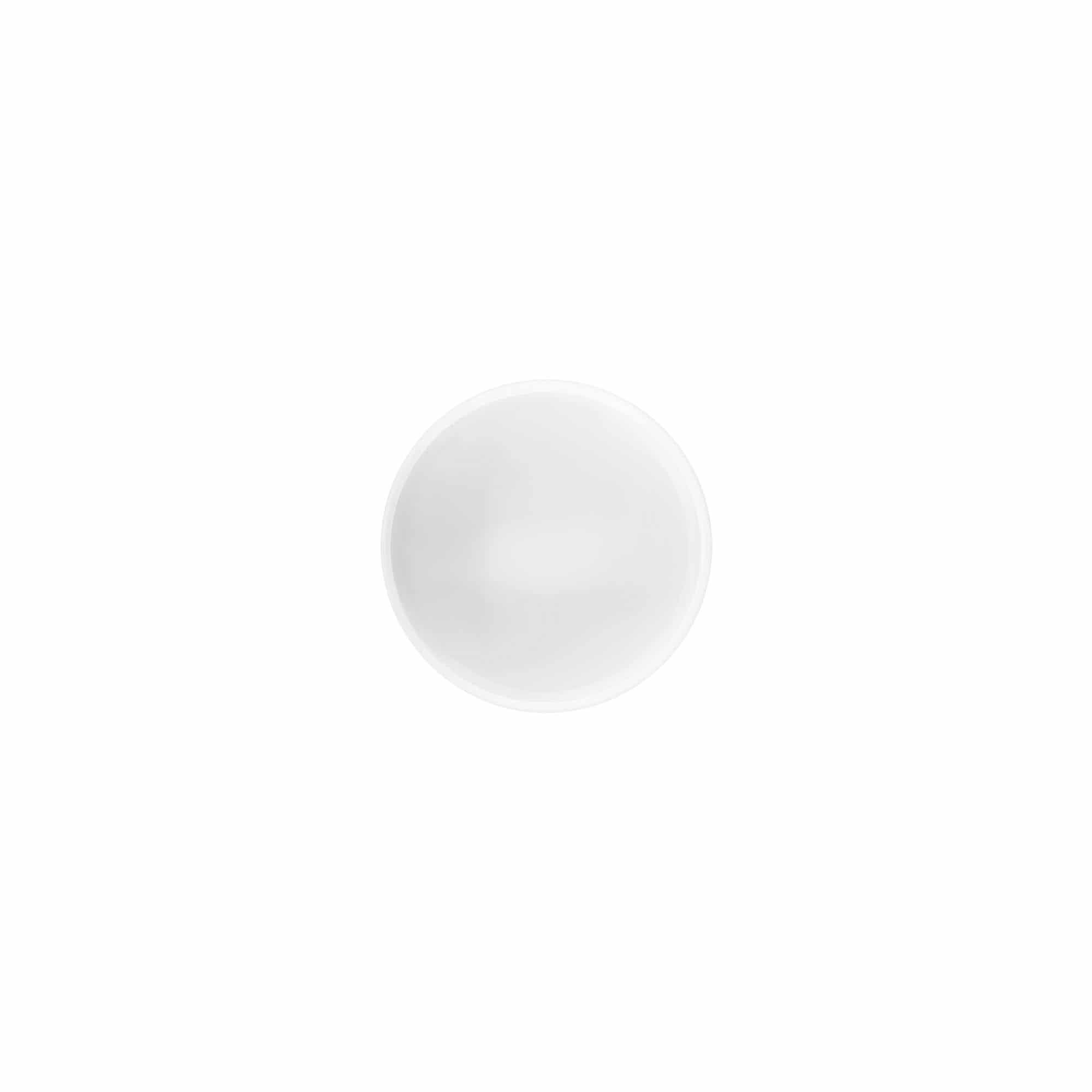 Tappo a vite 'White Line' 35ml, plastica PP, bianco