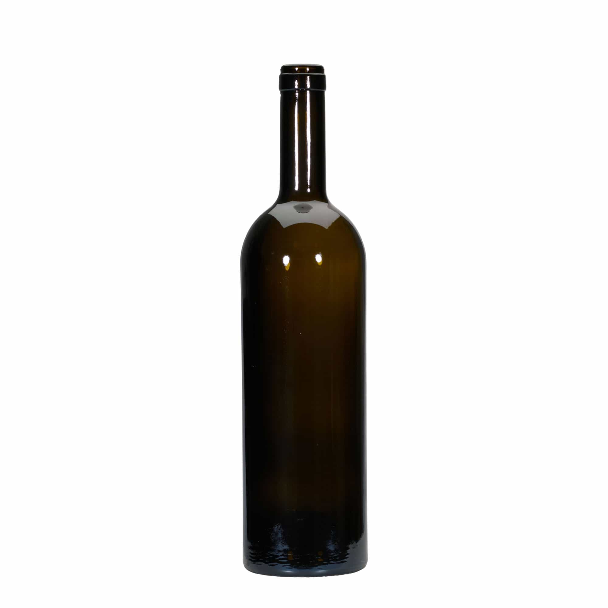 Bottiglia di vino da 750 ml 'Golia', verde antico, bocca: sughero