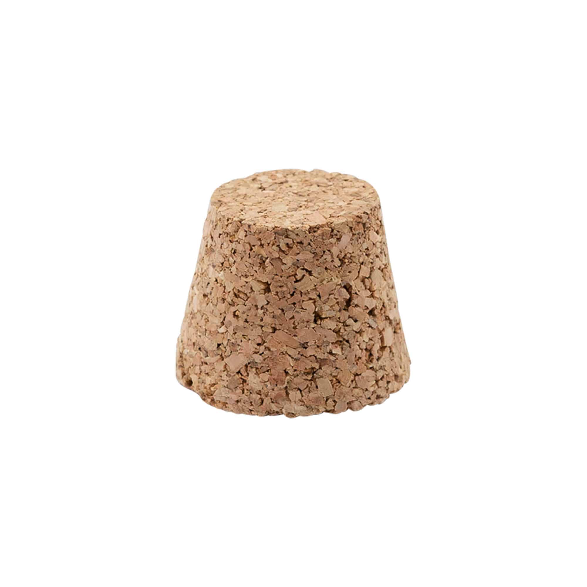 Tappo a punta 25-35 x 27, sughero pressato, beige, per bocca: sughero