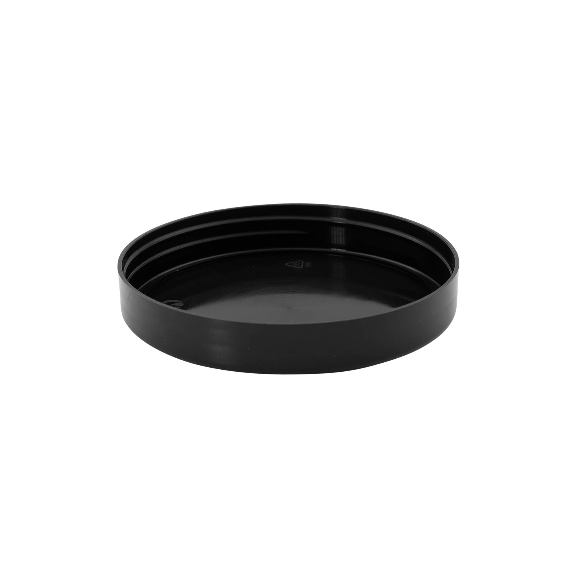 Tappo a vite, plastica PP, nero, per bocca: 100/400 Tappo a vite, plastica PP, nero, per bocca: 100/400