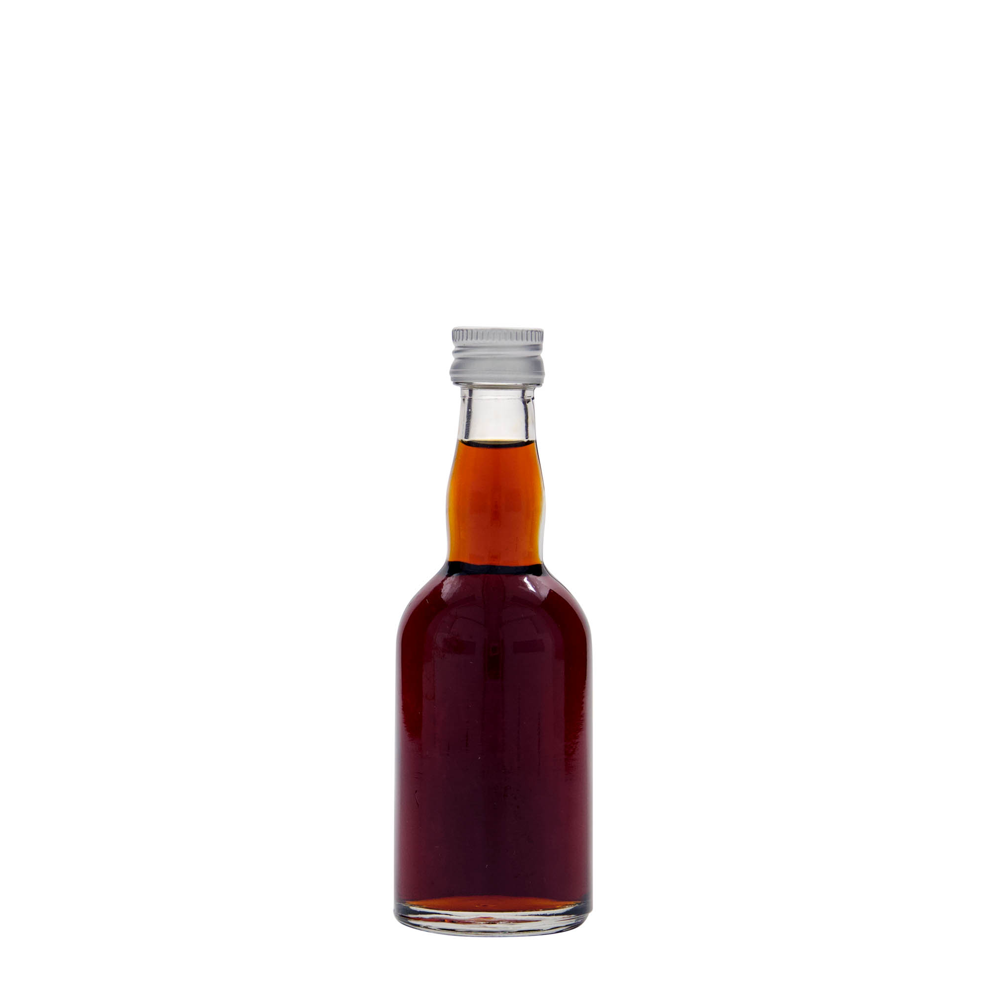 Bottiglia di vetro da 50 ml 'Proba', bocca: PP 18 Bottiglia di vetro da 50 ml 'Proba', bocca: PP 18
