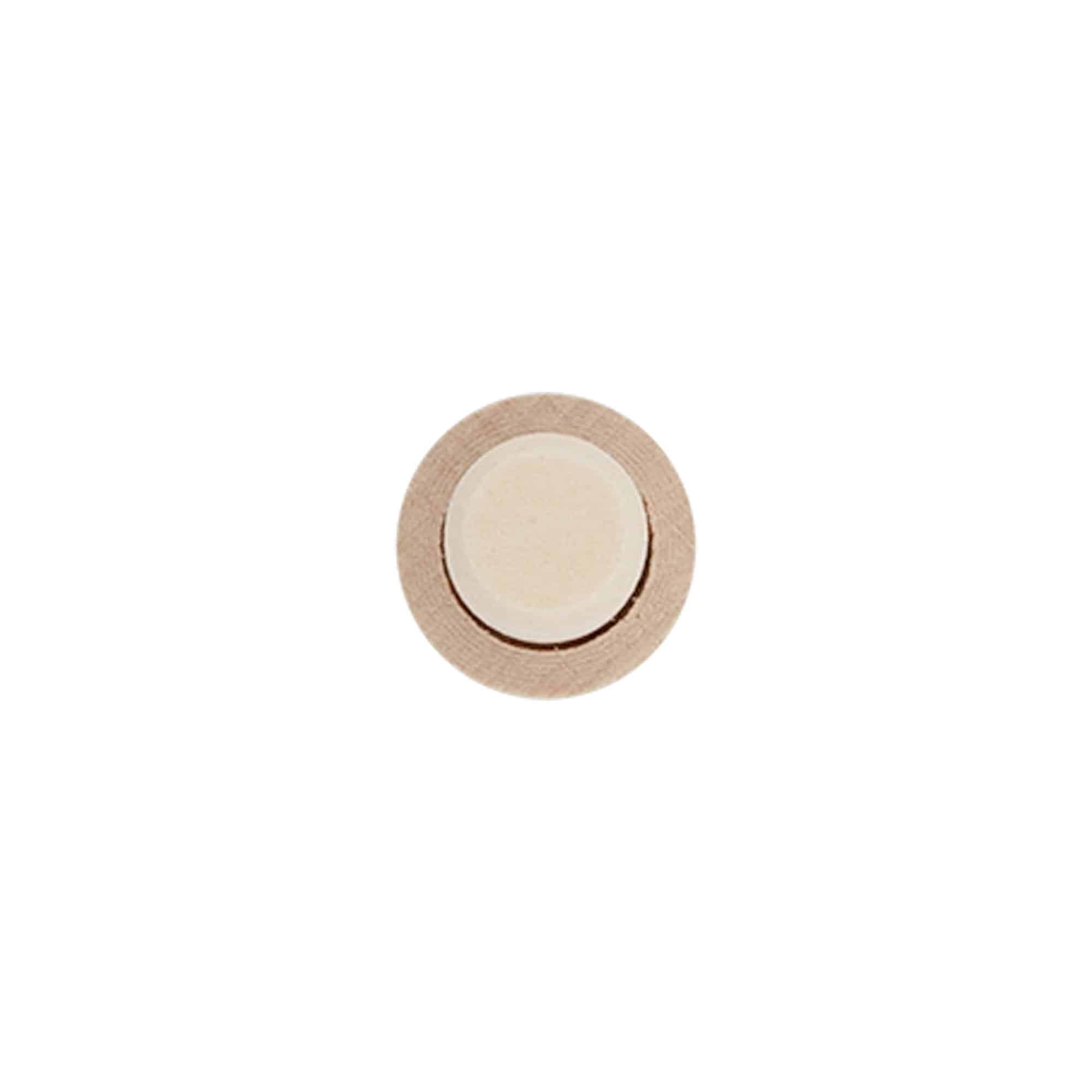 Tappo a fungo 14 mm, legno, per imboccatura: fascetta