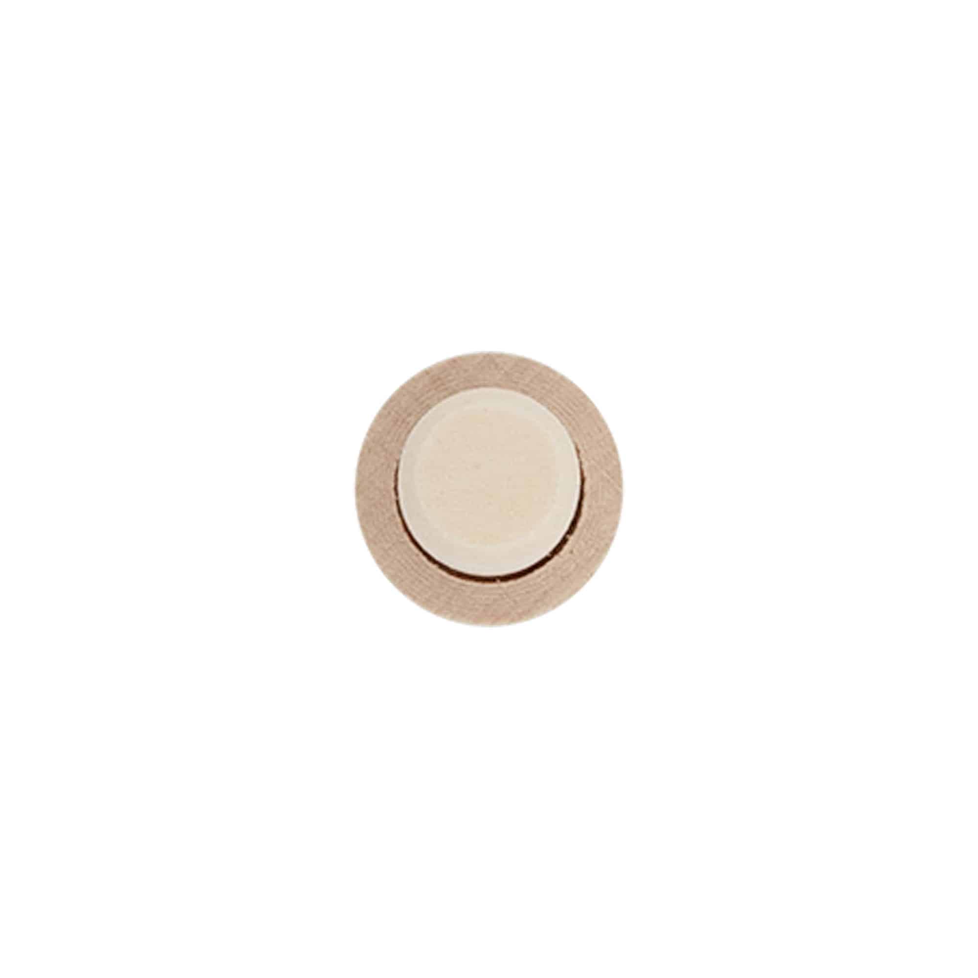 Tappo a manico 14 mm, legno/plastica, per bocca: sughero