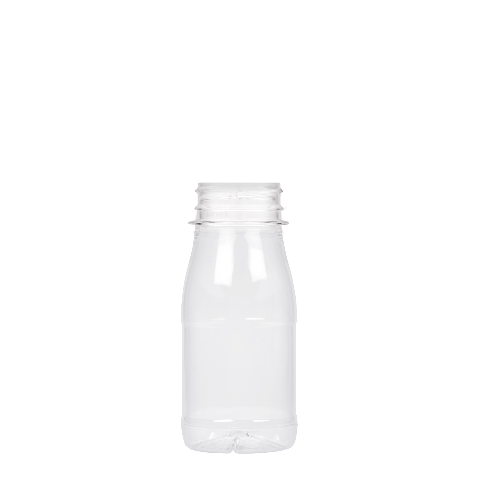 Bottiglia in PET da 150 ml 'Milk and Juice', plastica, bocca: 38 mm