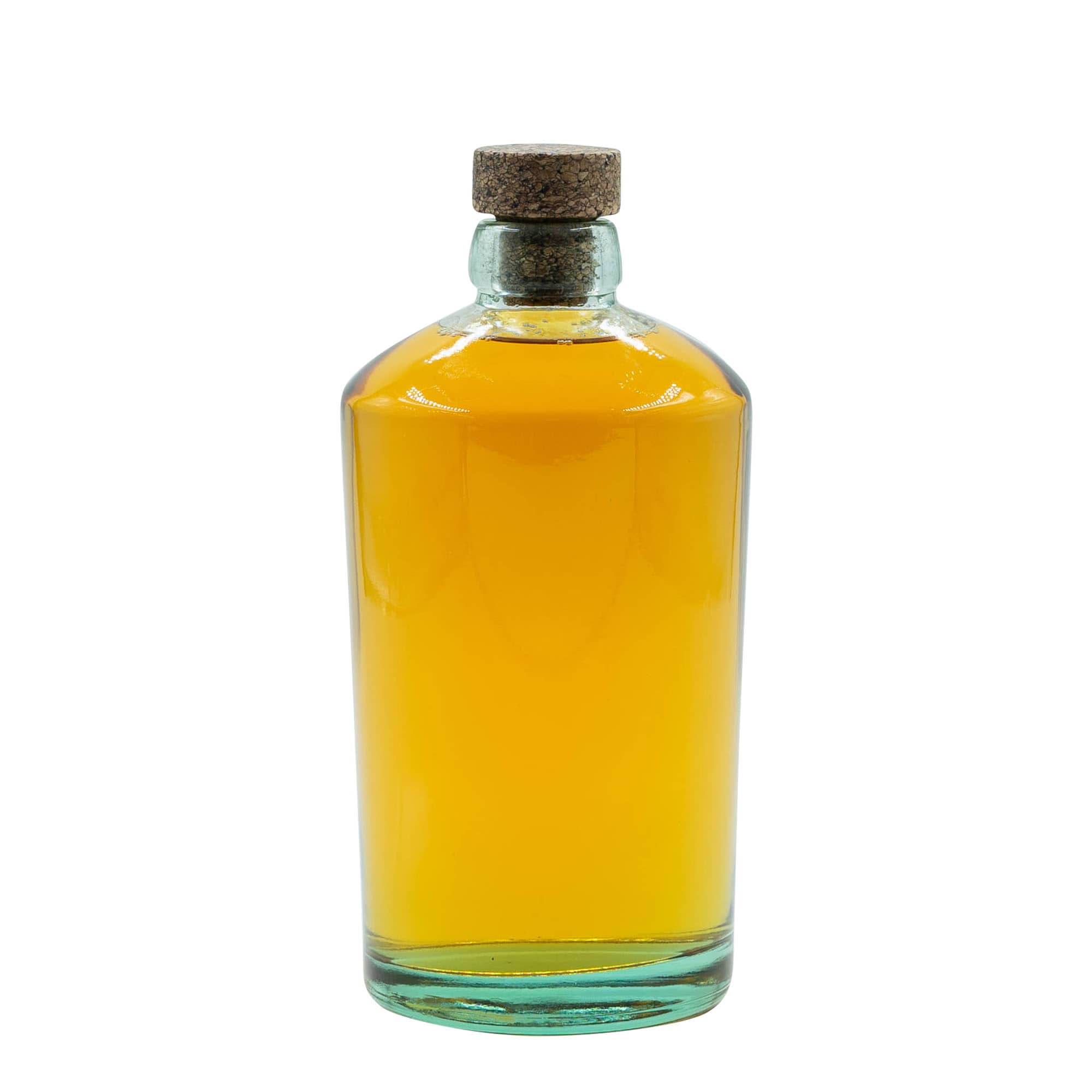 Bottiglia di vetro da 700 ml 'Barrel', bocca: sughero
