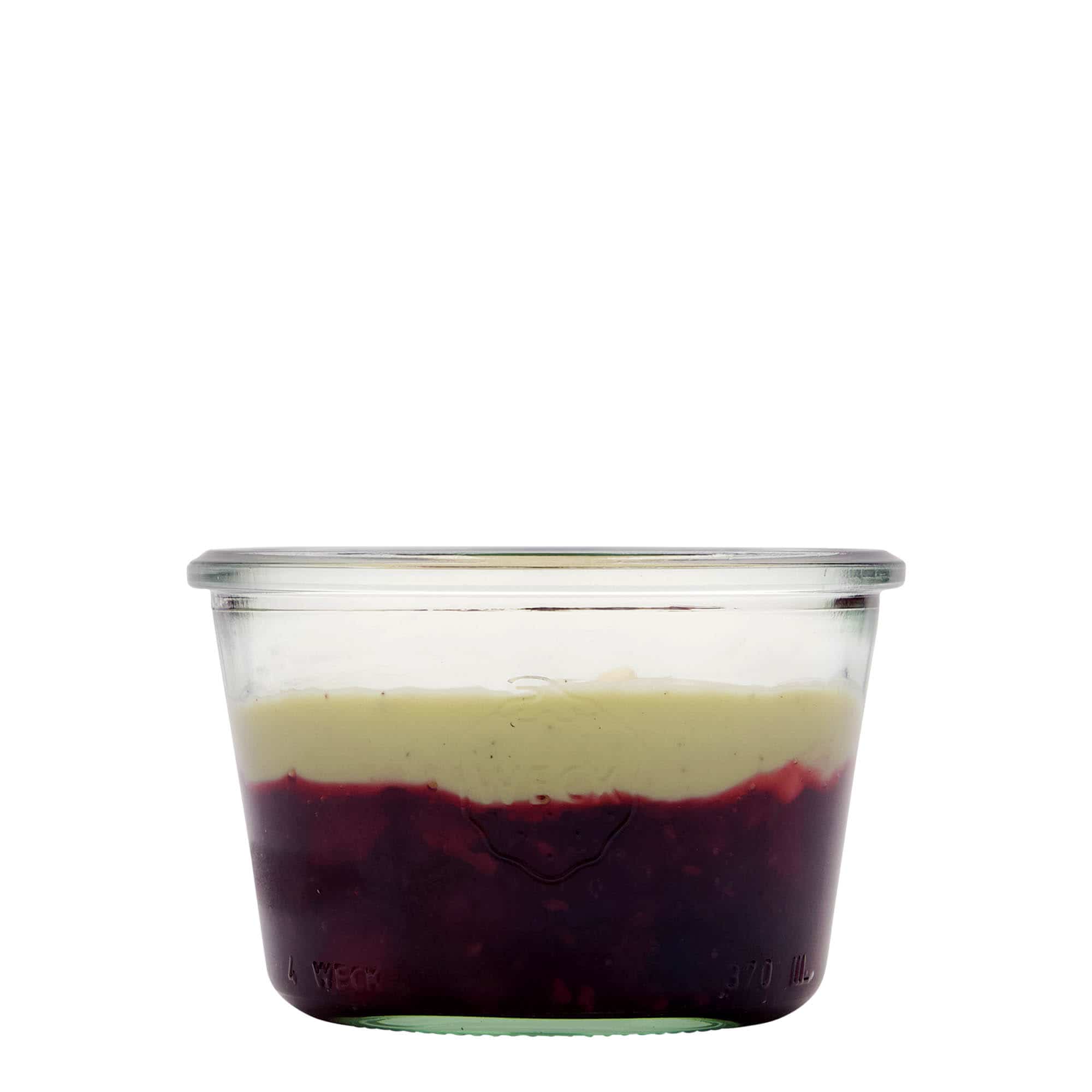 370 ml Vasetto WECK Dritto, vetro, imboccatura: bordo rotondo