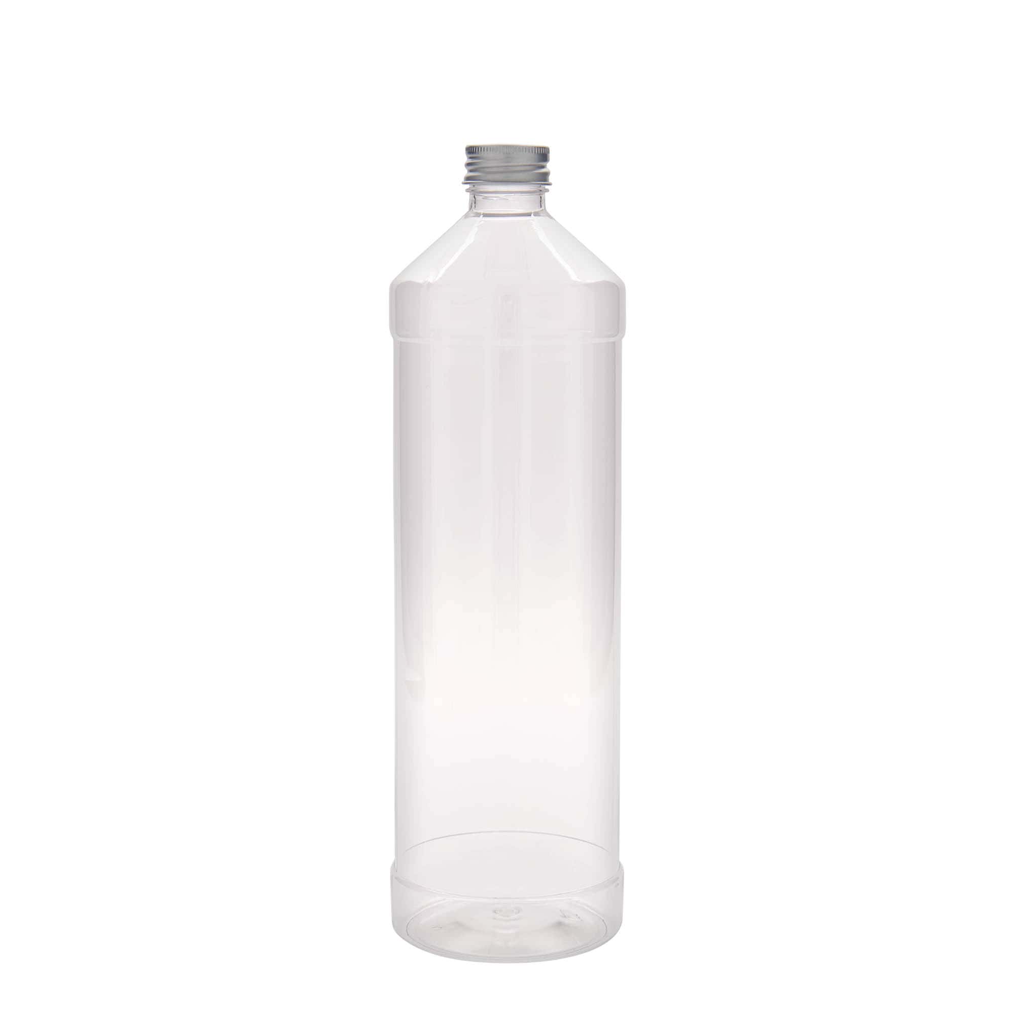 Bottiglia PET da 1.000 ml 'Everytime', plastica, bocca: 28/410