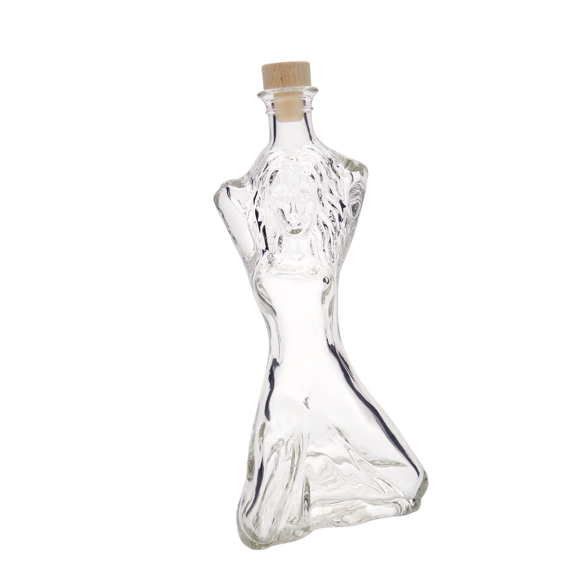 Bottiglia di vetro da 350 ml 'Lexy', bocca: sughero