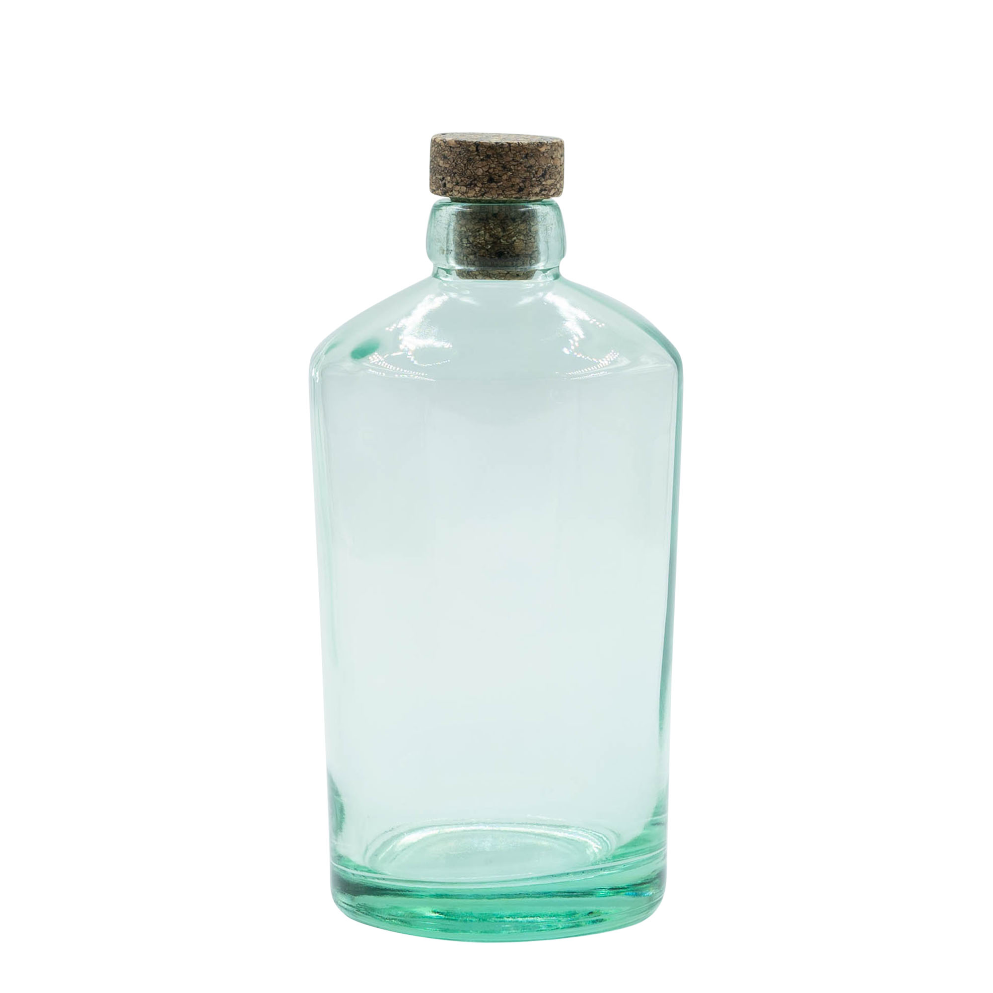 Bottiglia di vetro da 700 ml 'Barrel', bocca: sughero Bottiglia di vetro da 700 ml 'Barrel', bocca: sughero