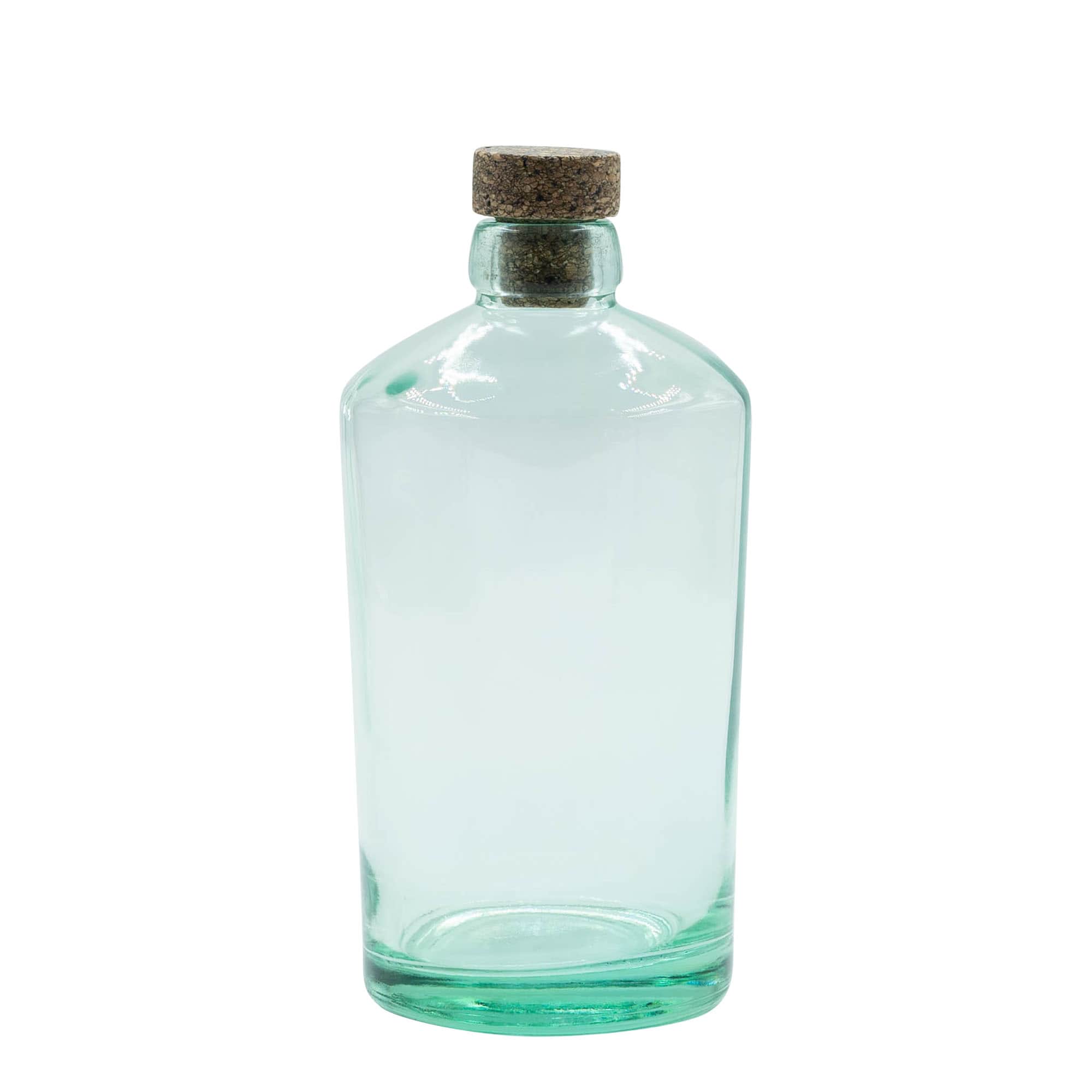 Bottiglia di vetro da 700 ml 'Barrel', bocca: sughero