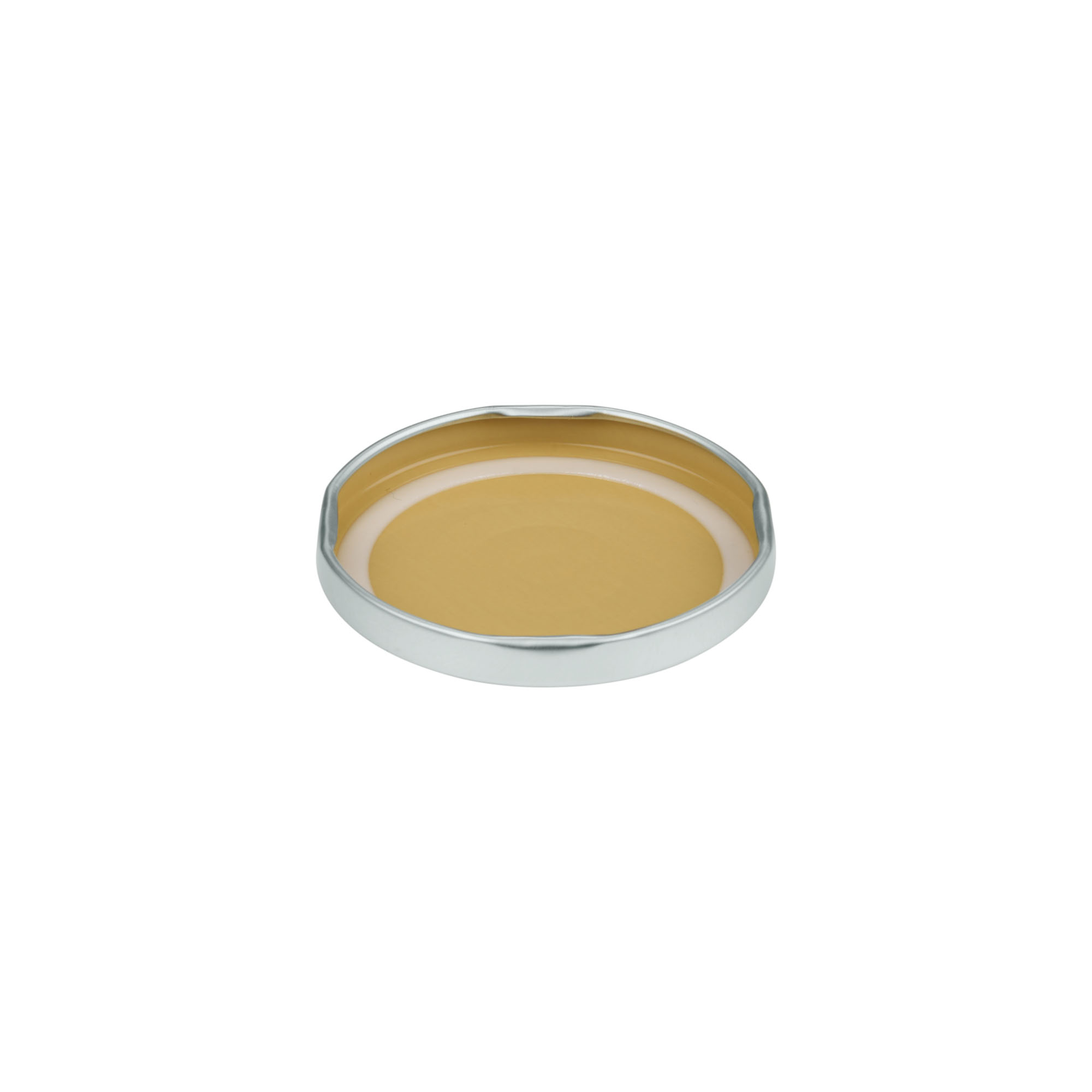 Tappo Twist-Off, lamina bianca, argento, per bocca: TO 66 Tappo Twist-Off, lamina bianca, argento, per bocca: TO 66