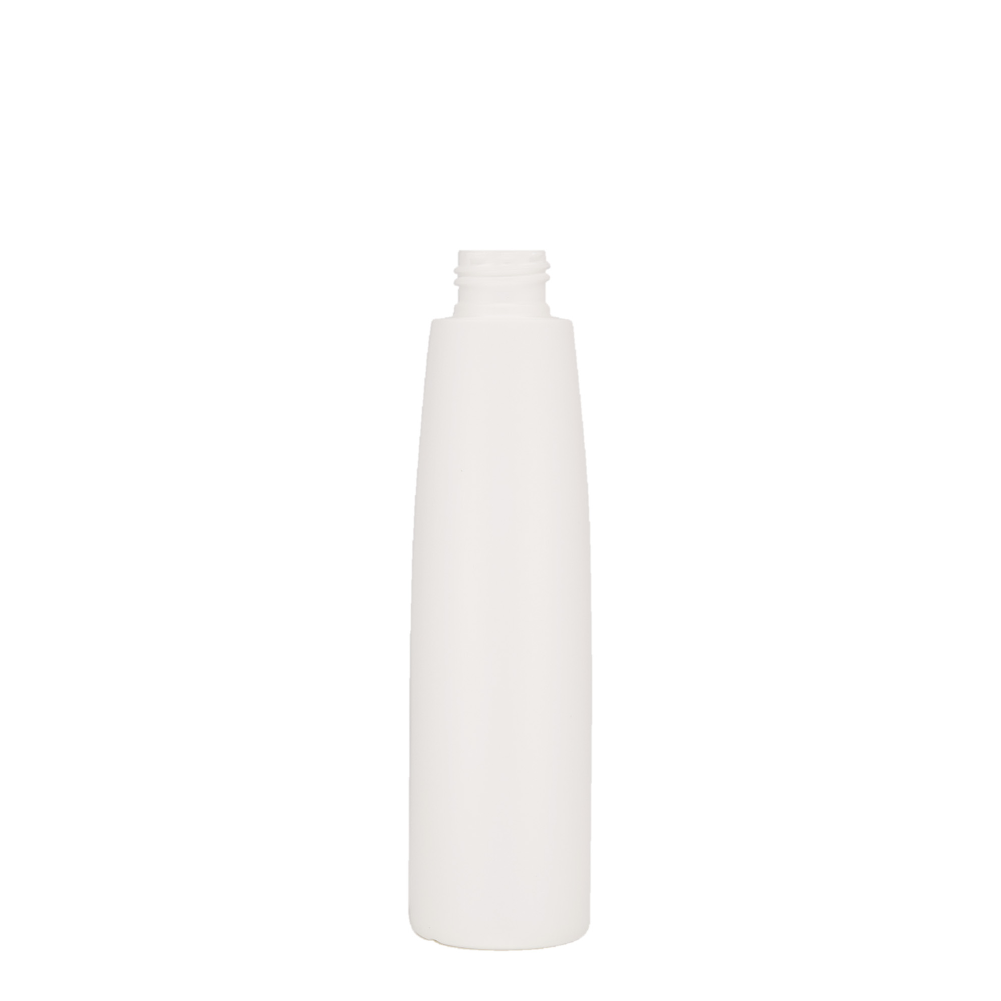 Bottiglia in plastica da 200 ml 'Donald', HDPE, bianca, bocca: 24/410
