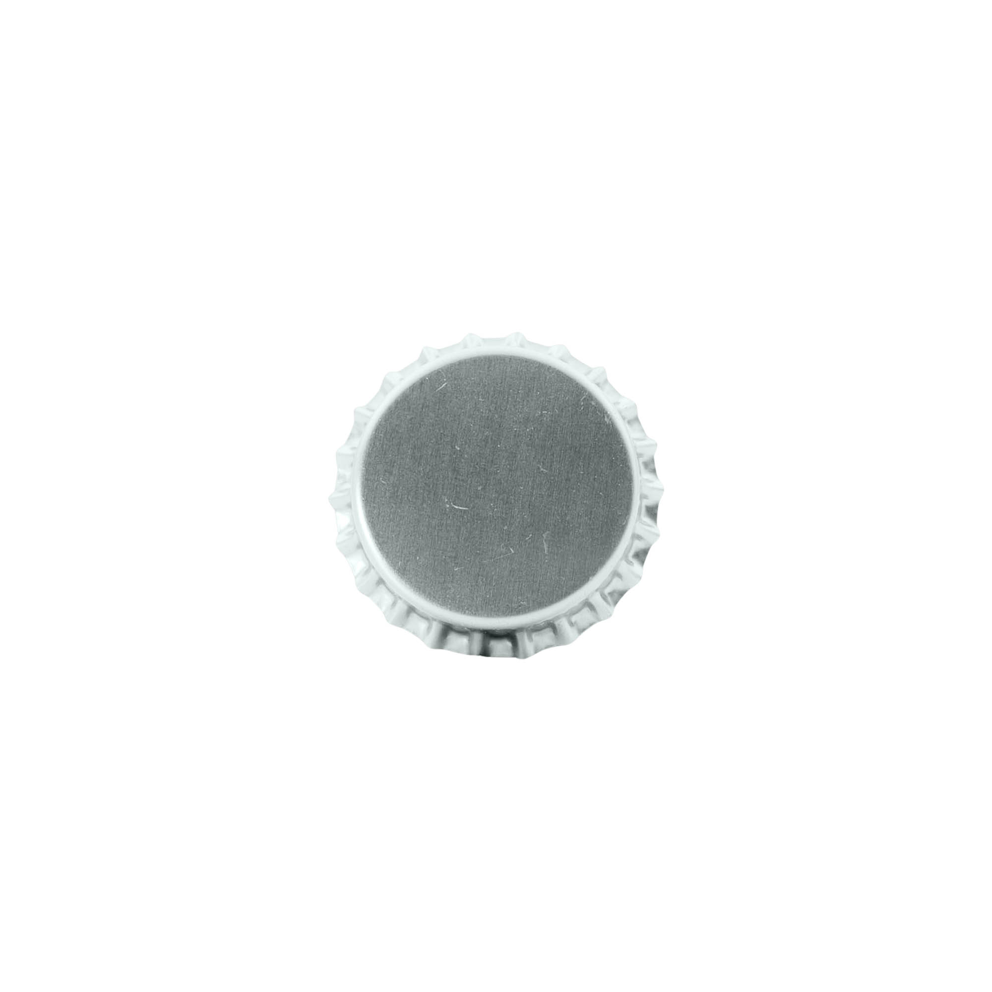 Capsule a corona 29 mm, metallo, argento