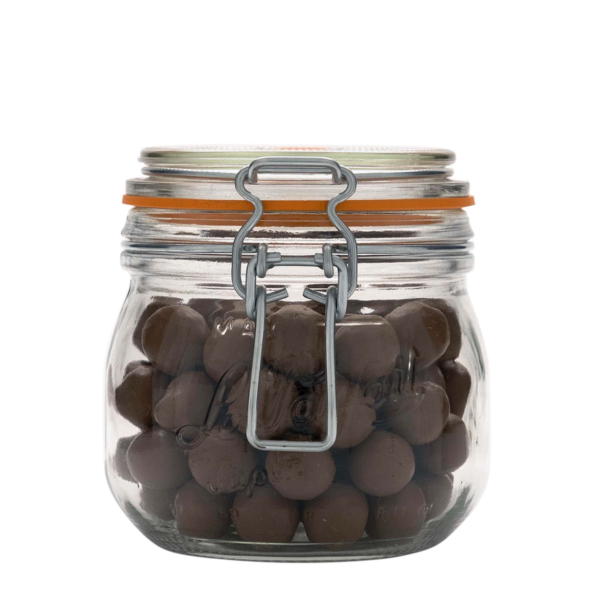 Barattolo con chiusura a molla da 500 ml 'Le Parfait Super Bocal', bocca: chiusura a molla