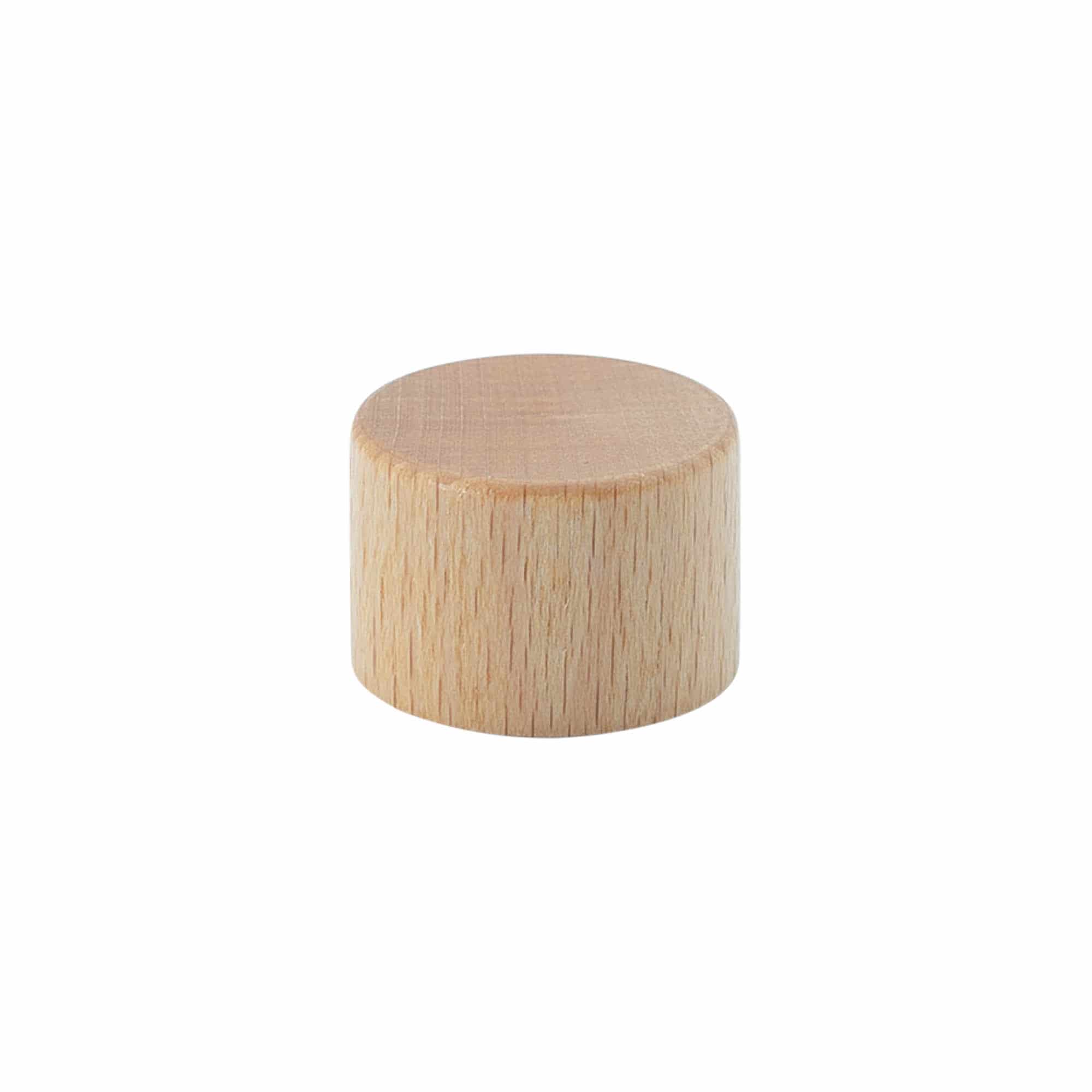 Tappo a vite, metallo-legno, color legno, per imboccatura: PP 28 Tappo a vite, metallo-legno, color legno, per imboccatura: PP 28