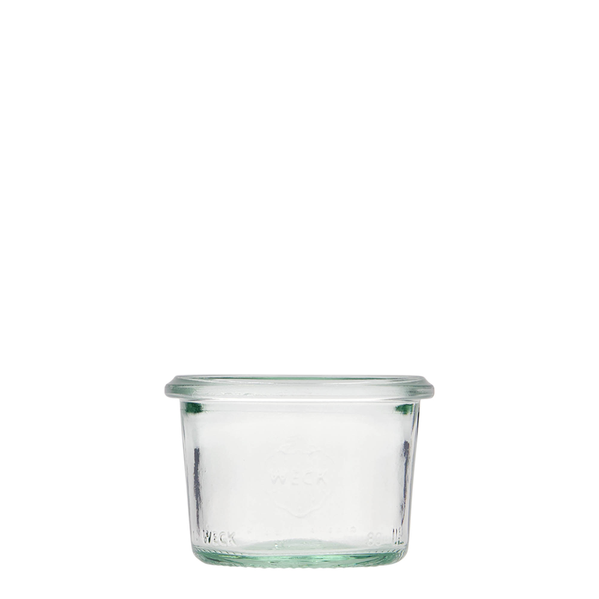 80 ml vaso WECK a bocca larga, bordo arrotondato 80 ml vaso WECK a bocca larga, bordo arrotondato
