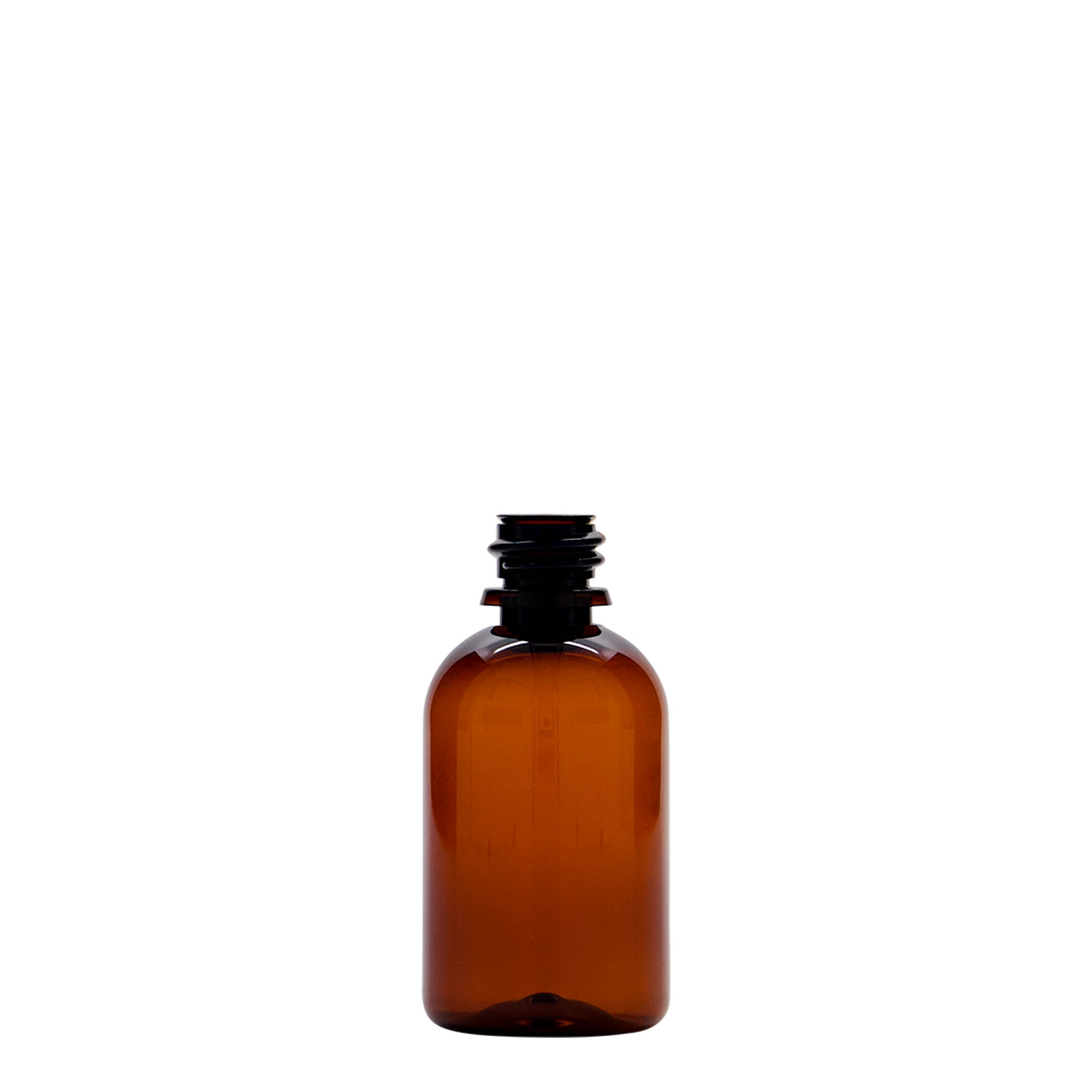 50 ml bottiglia medica in PET 'Easy Living', marrone, plastica, bocca: DIN 18 50 ml bottiglia medica in PET 'Easy Living', marrone, plastica, bocca: DIN 18