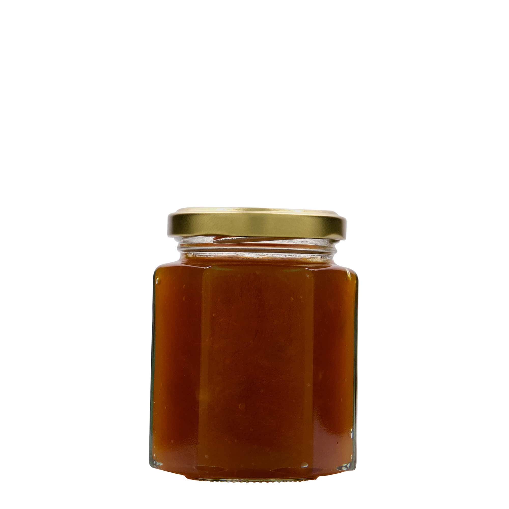 191 ml barattolo esagonale, bocca: Twist-Off (TO 58)