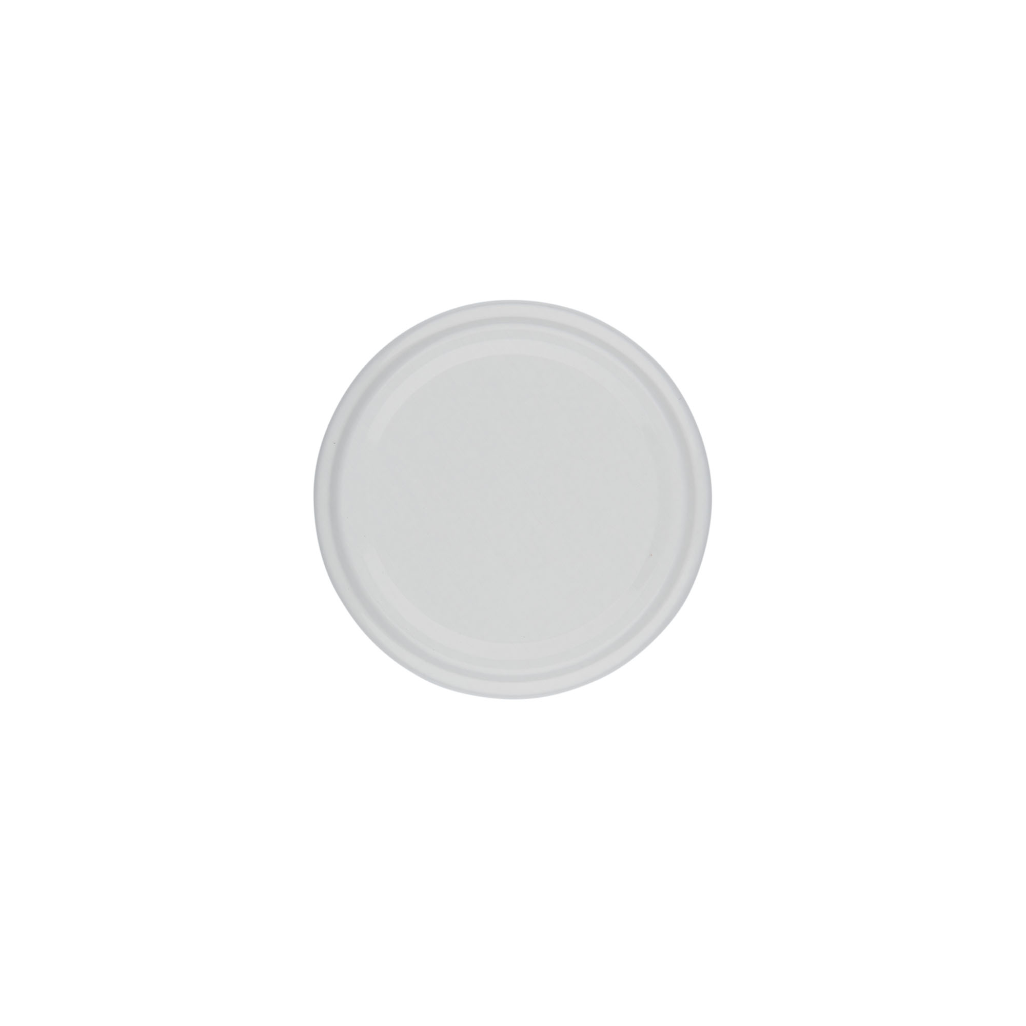 Tappo Twist-Off, lamiera bianca, bianco, per bocca: TO 58 Tappo Twist-Off, lamiera bianca, bianco, per bocca: TO 58