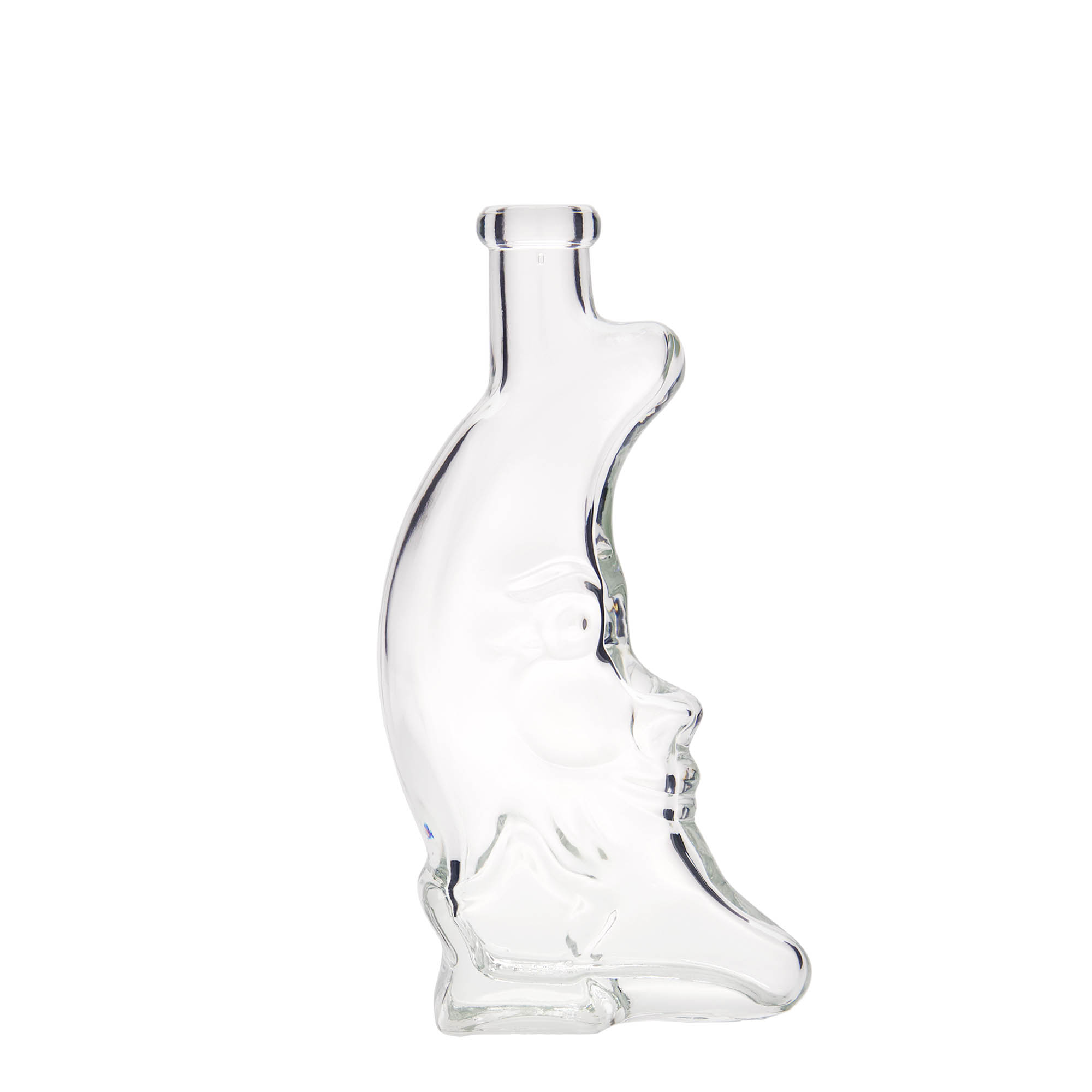 Bottiglia di vetro da 200 ml 'Luna', bocca: sughero