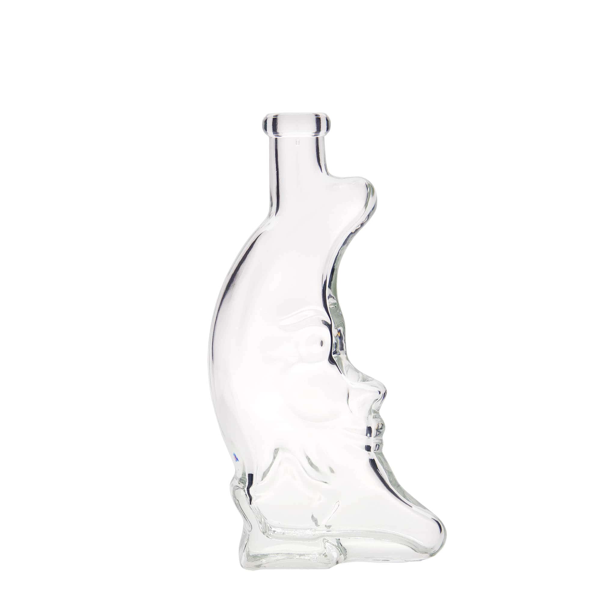 Bottiglia di vetro da 200 ml 'Luna', bocca: sughero