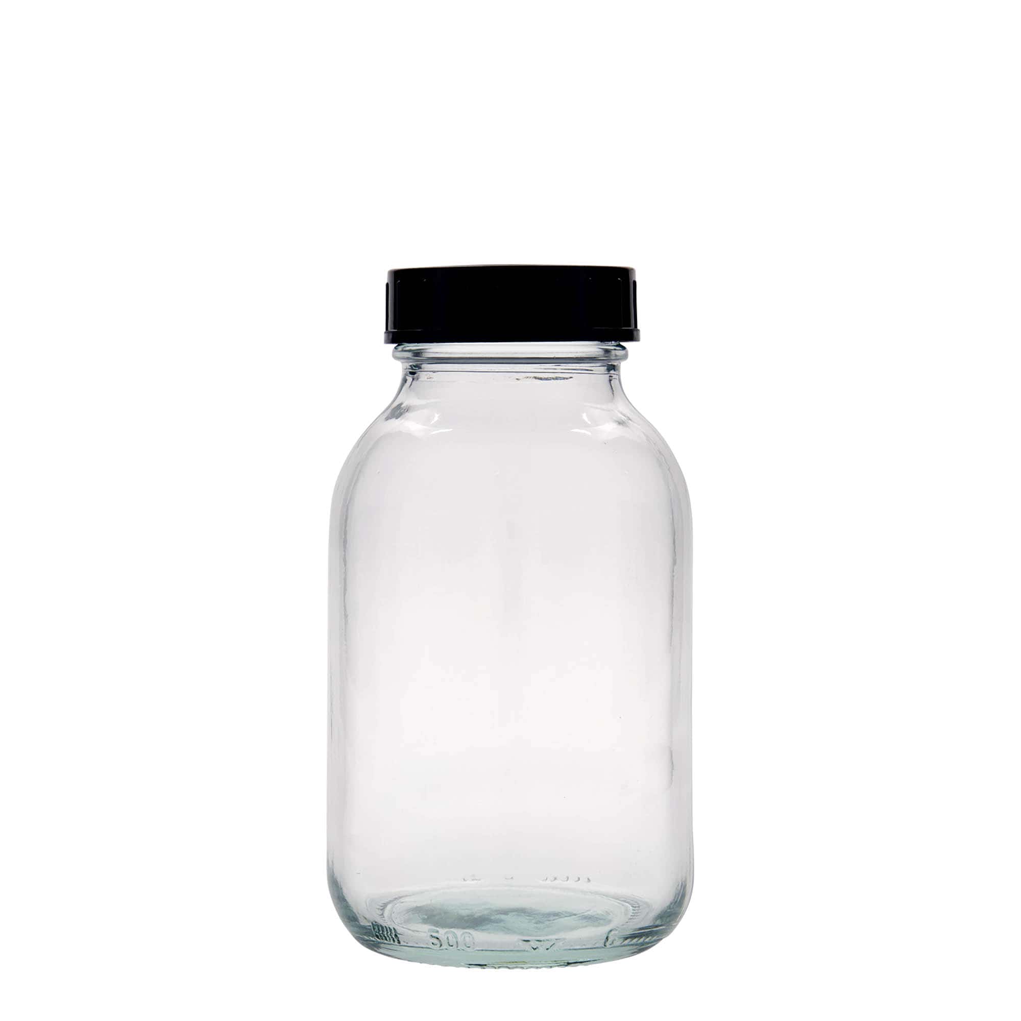 500 ml barattolo a bocca larga, bocca: DIN 55