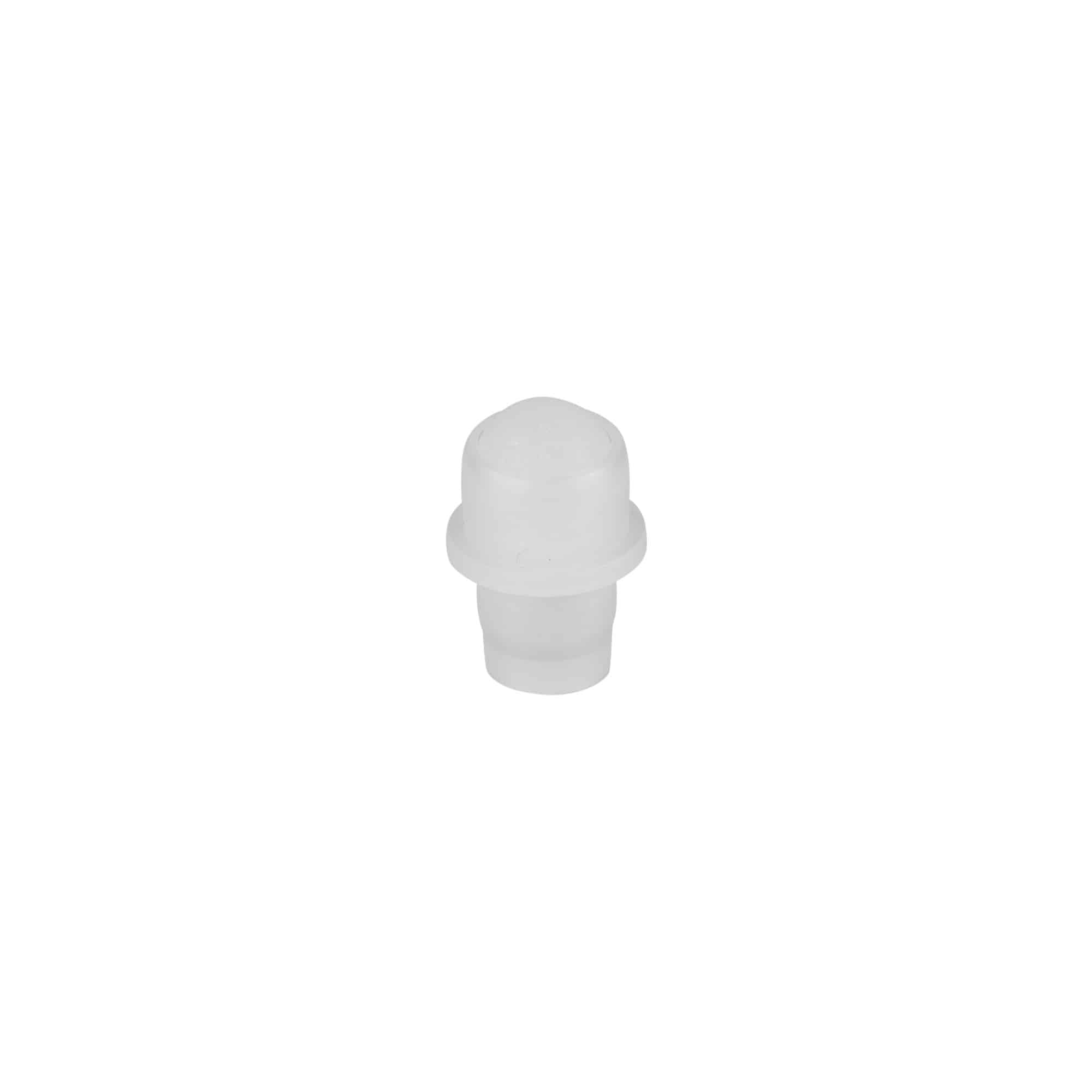 Applicatore per flacone roll-on da 10 ml, plastica LDPE, naturale