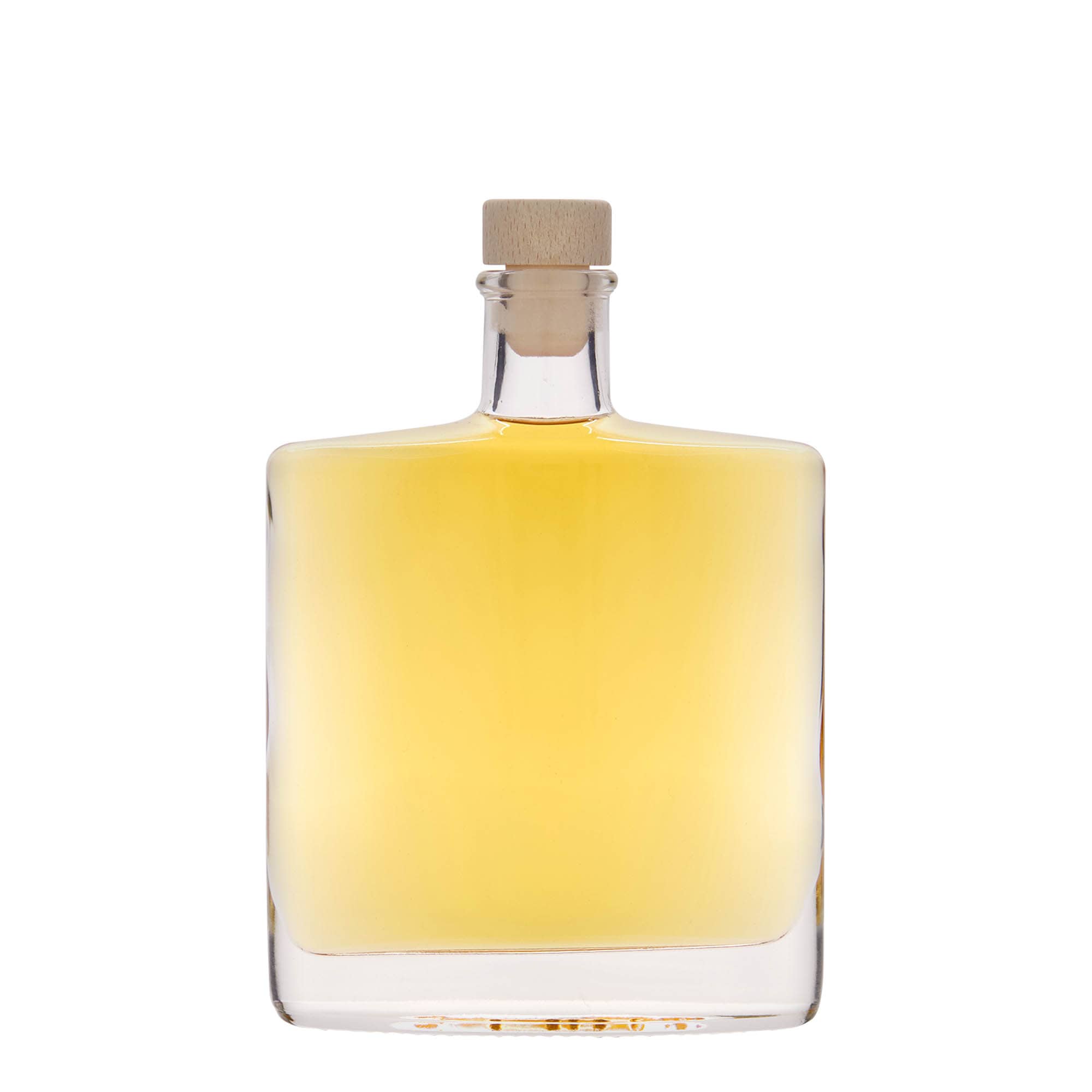 Bottiglia di vetro da 350 ml 'Zorbas', ovale, bocca: sughero