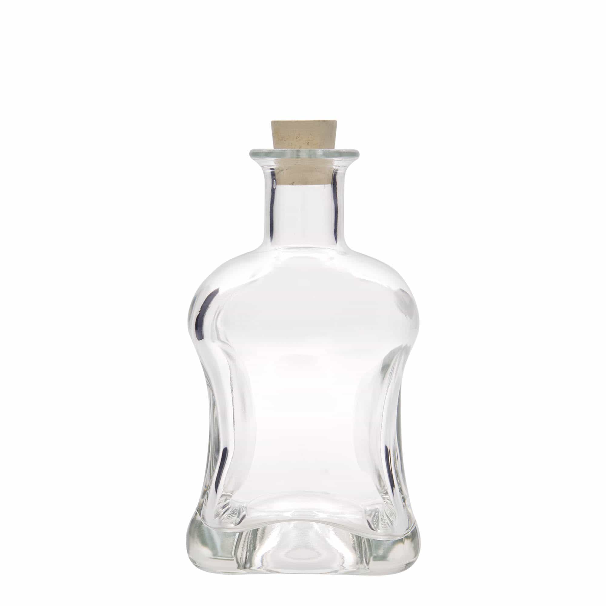 500 ml Bottiglia di vetro 'Dublin', quadrata, imboccatura: fascetta