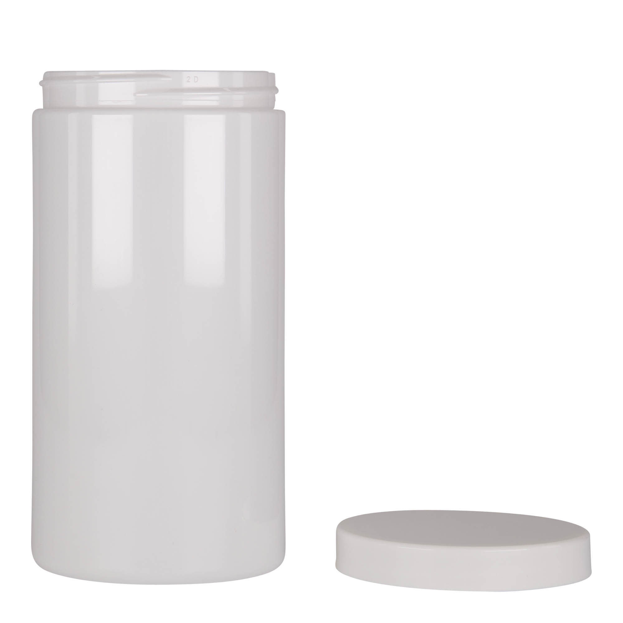 500 ml barattolo PET 'Isabella', bianco, bocca: 70/400