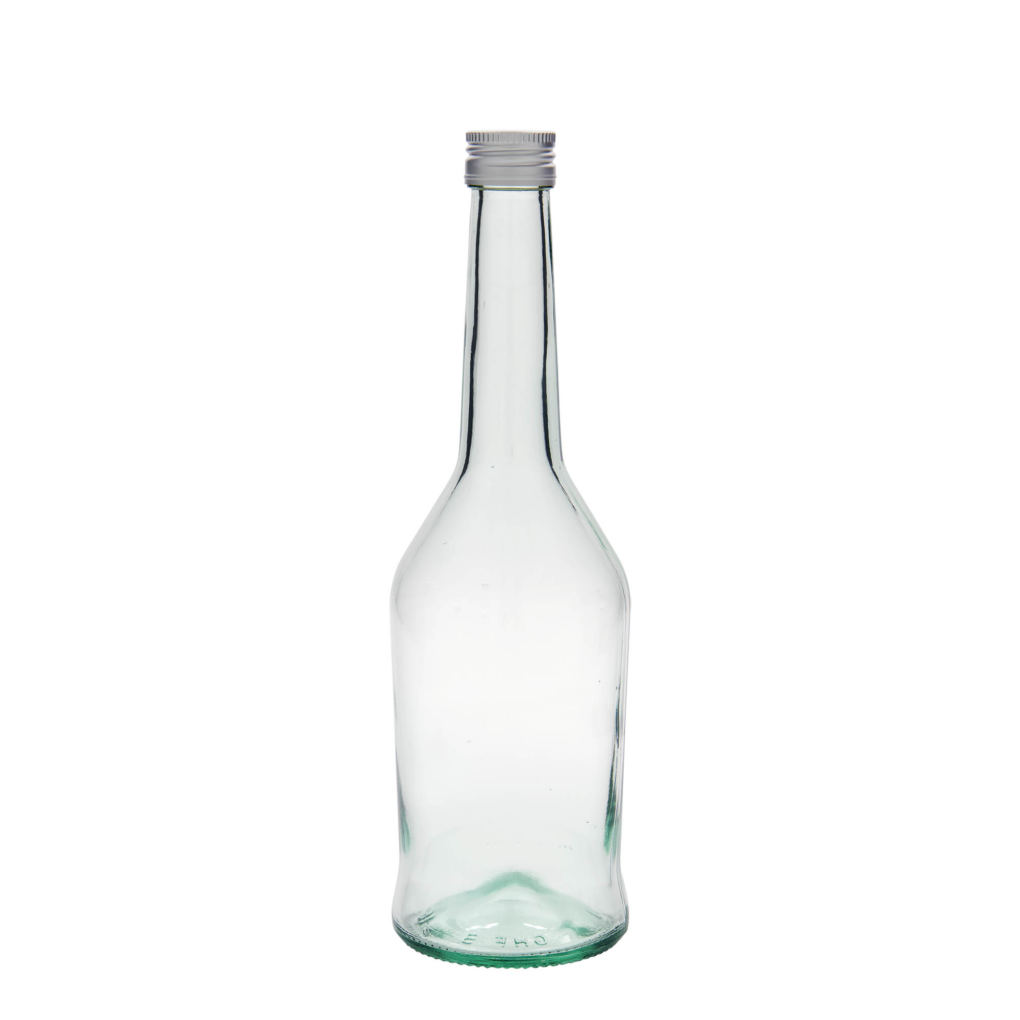 Bottiglia di vetro da 500 ml per liquori, bocca: PP 28 Bottiglia di vetro da 500 ml per liquori, bocca: PP 28