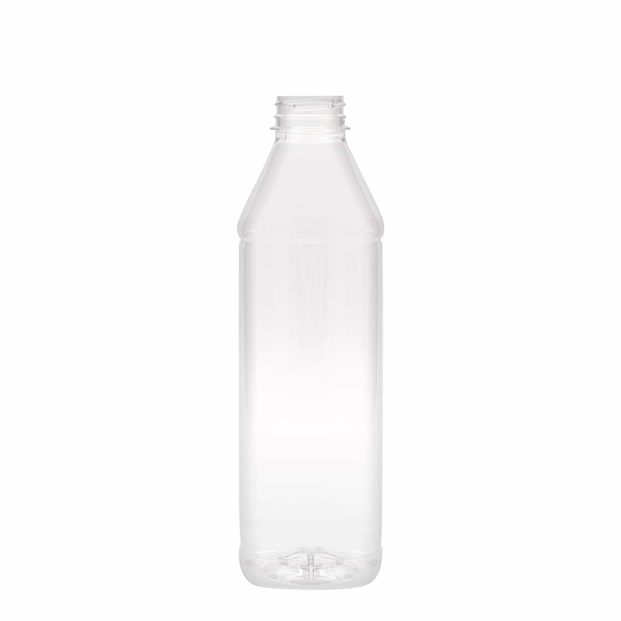1.000 ml Bottiglia PET 'Milk and Juice Carré', quadrata, plastica, imboccatura: 38 mm 1.000 ml Bottiglia PET 'Milk and Juice Carré', quadrata, plastica, imboccatura: 38 mm
